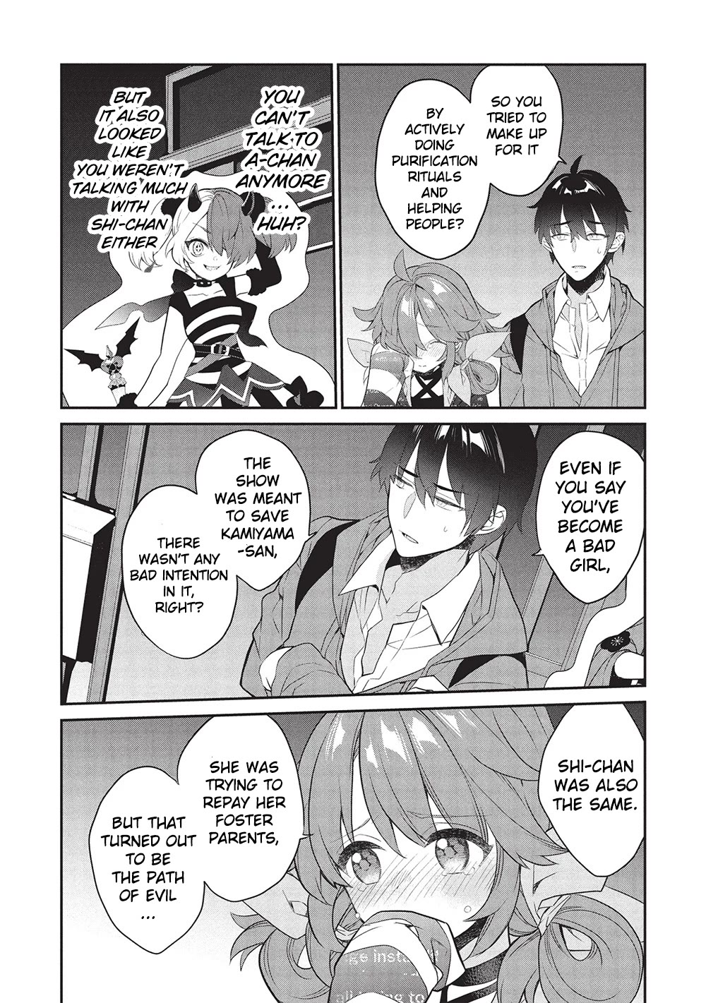 What's under Kamiyama-san's paper bag? Chapter 23 page 26 - Chapter 23: Six Roots Cleansed - The Heroine Struggles