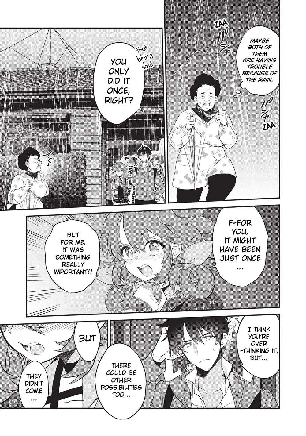 What's under Kamiyama-san's paper bag? Chapter 23 page 27 - Chapter 23: Six Roots Cleansed - The Heroine Struggles