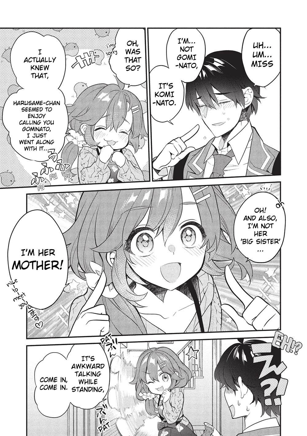 What's under Kamiyama-san's paper bag? Chapter 24 page 5 - Chapter 24: Survival of The Fittest - The Mother is Too Strong