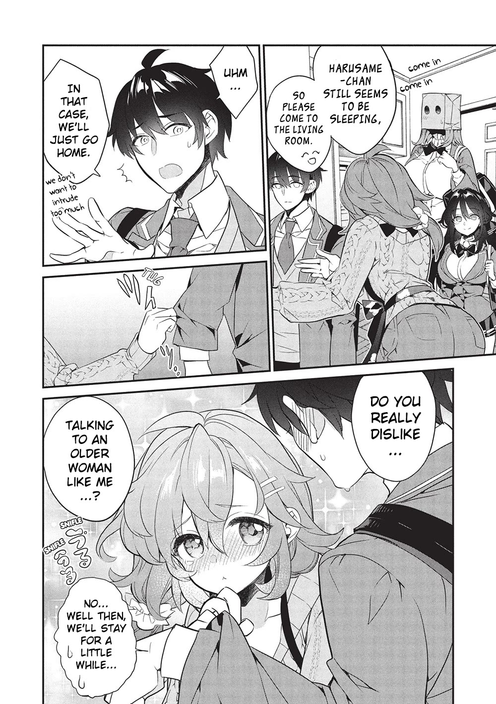 What's under Kamiyama-san's paper bag? Chapter 24 page 6 - Chapter 24: Survival of The Fittest - The Mother is Too Strong