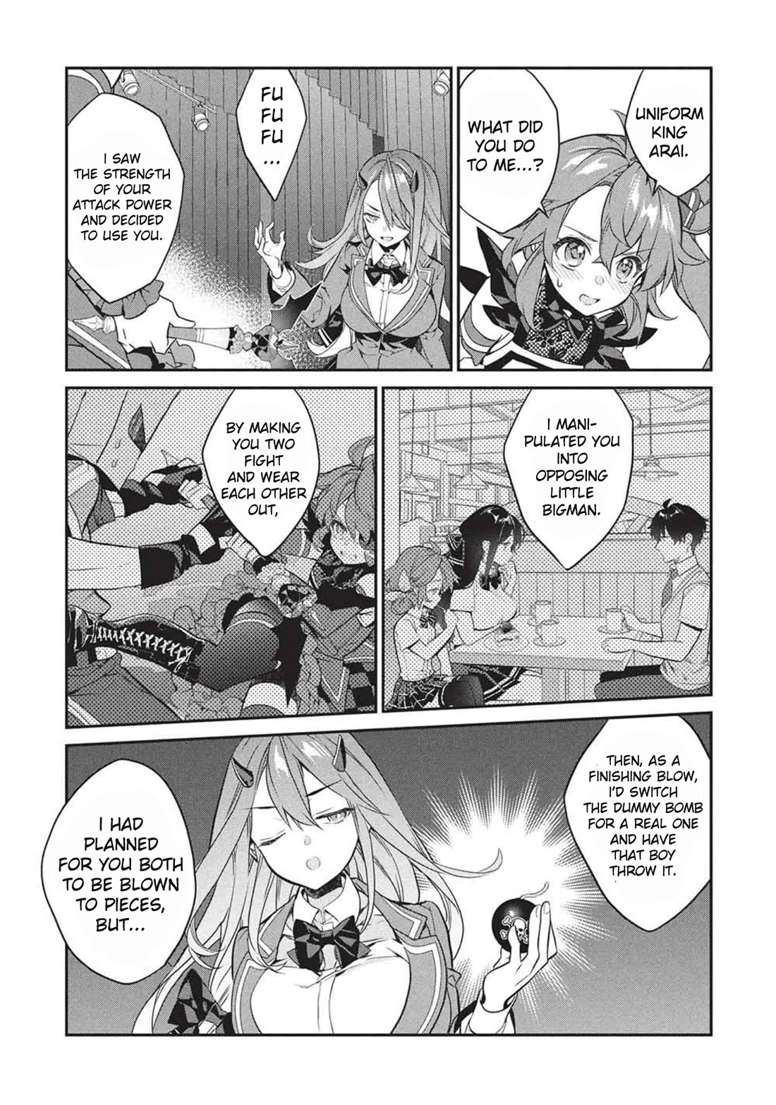 What's under Kamiyama-san's paper bag? Chapter 25 page 11 - Chapter 25: Mutual Annihilation - Good and Evil, Companions and Strength