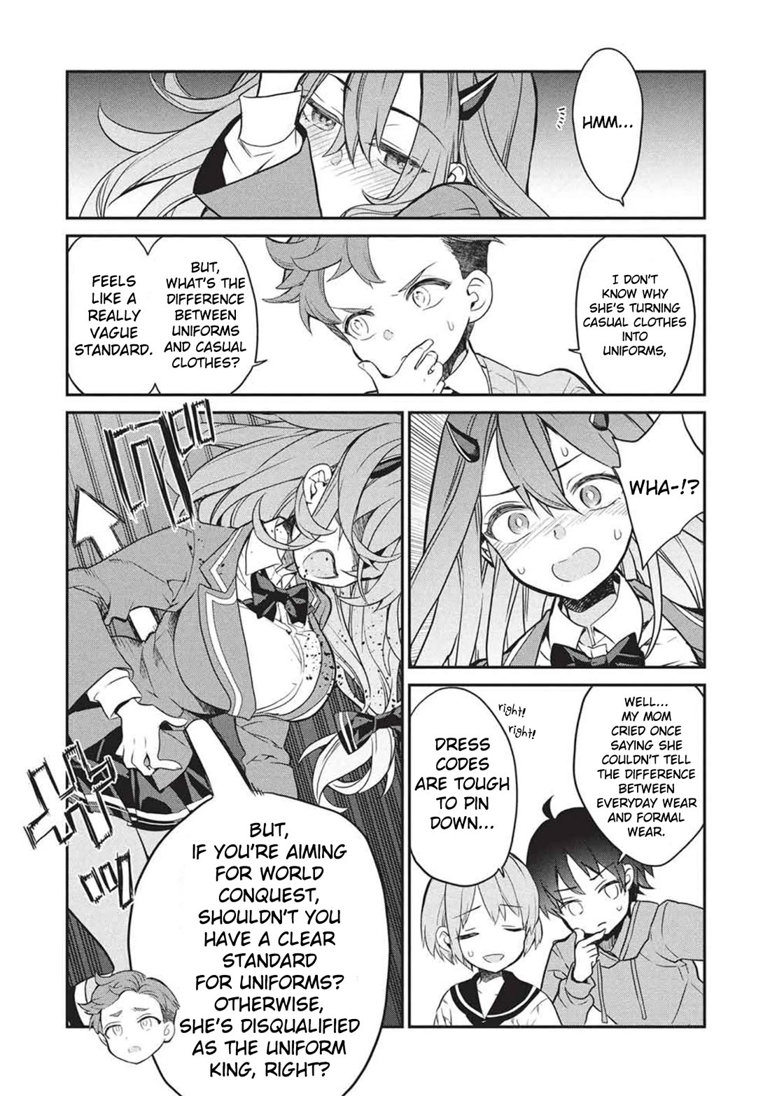 What's under Kamiyama-san's paper bag? Chapter 25 page 17 - Chapter 25: Mutual Annihilation - Good and Evil, Companions and Strength