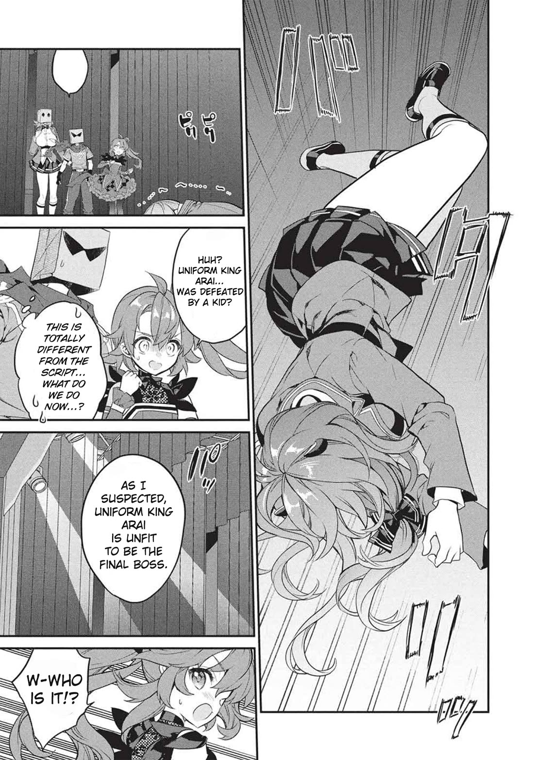 What's under Kamiyama-san's paper bag? Chapter 25 page 18 - Chapter 25: Mutual Annihilation - Good and Evil, Companions and Strength