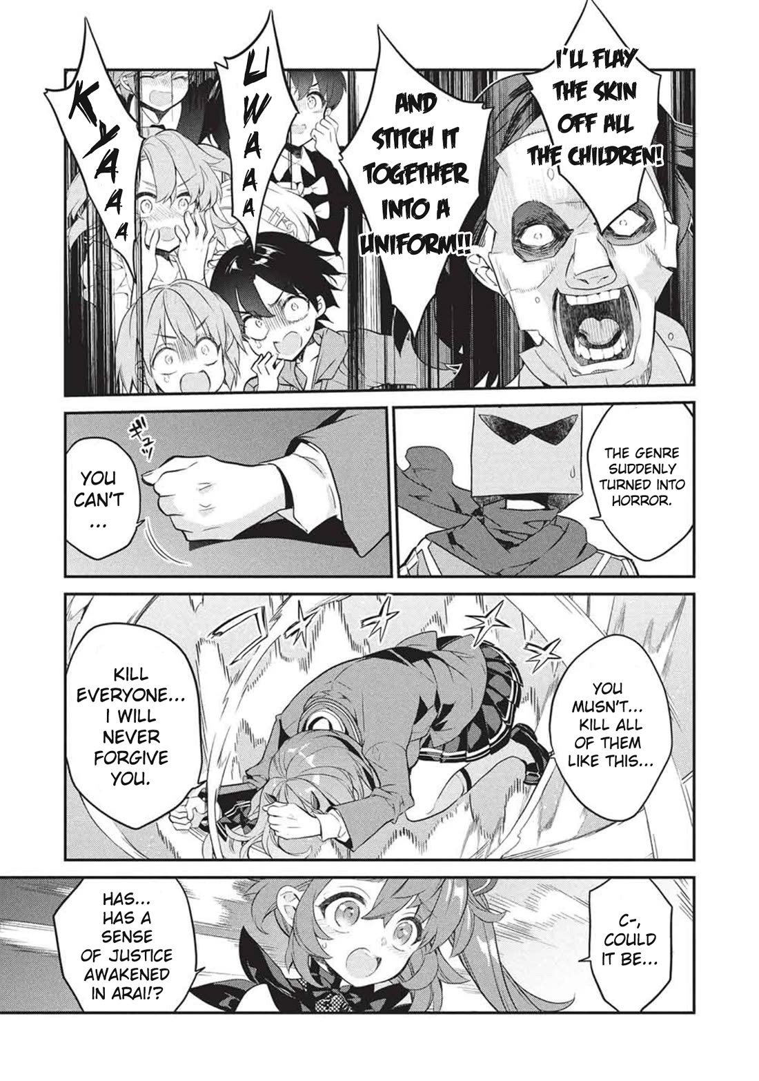 What's under Kamiyama-san's paper bag? Chapter 25 page 20 - Chapter 25: Mutual Annihilation - Good and Evil, Companions and Strength