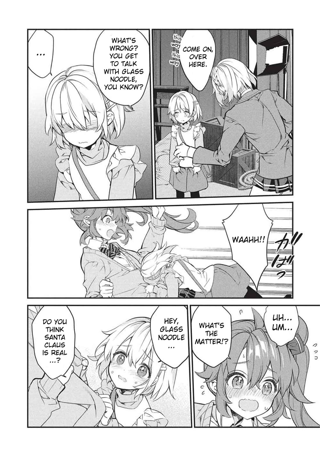 What's under Kamiyama-san's paper bag? Chapter 25 page 27 - Chapter 25: Mutual Annihilation - Good and Evil, Companions and Strength