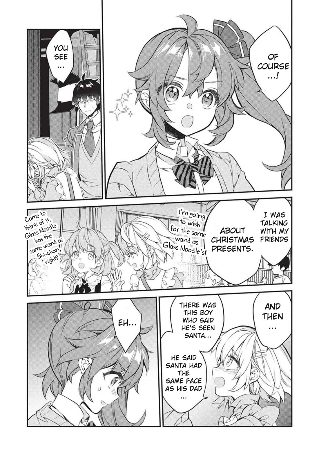 What's under Kamiyama-san's paper bag? Chapter 25 page 28 - Chapter 25: Mutual Annihilation - Good and Evil, Companions and Strength