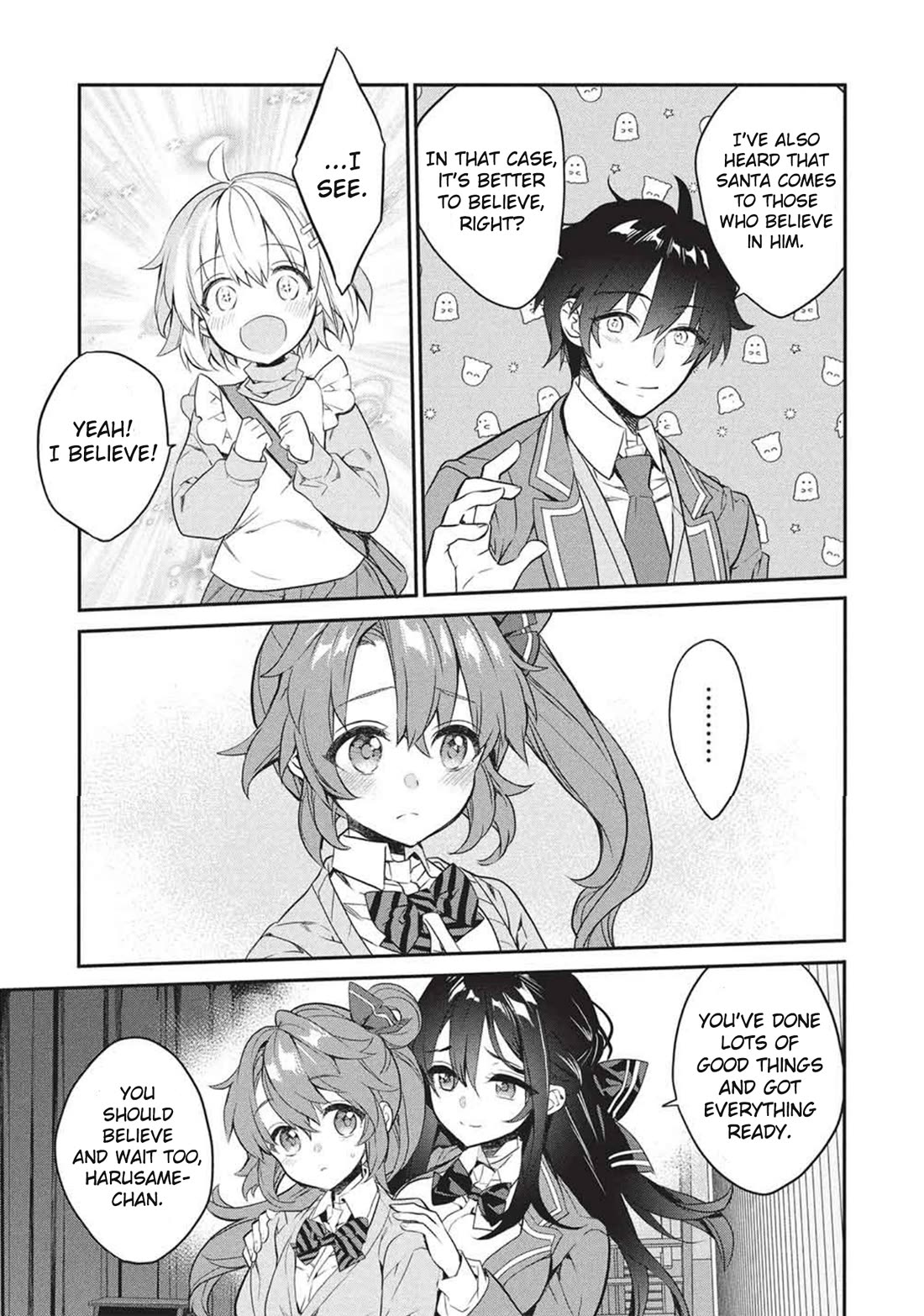 What's under Kamiyama-san's paper bag? Chapter 25 page 30 - Chapter 25: Mutual Annihilation - Good and Evil, Companions and Strength