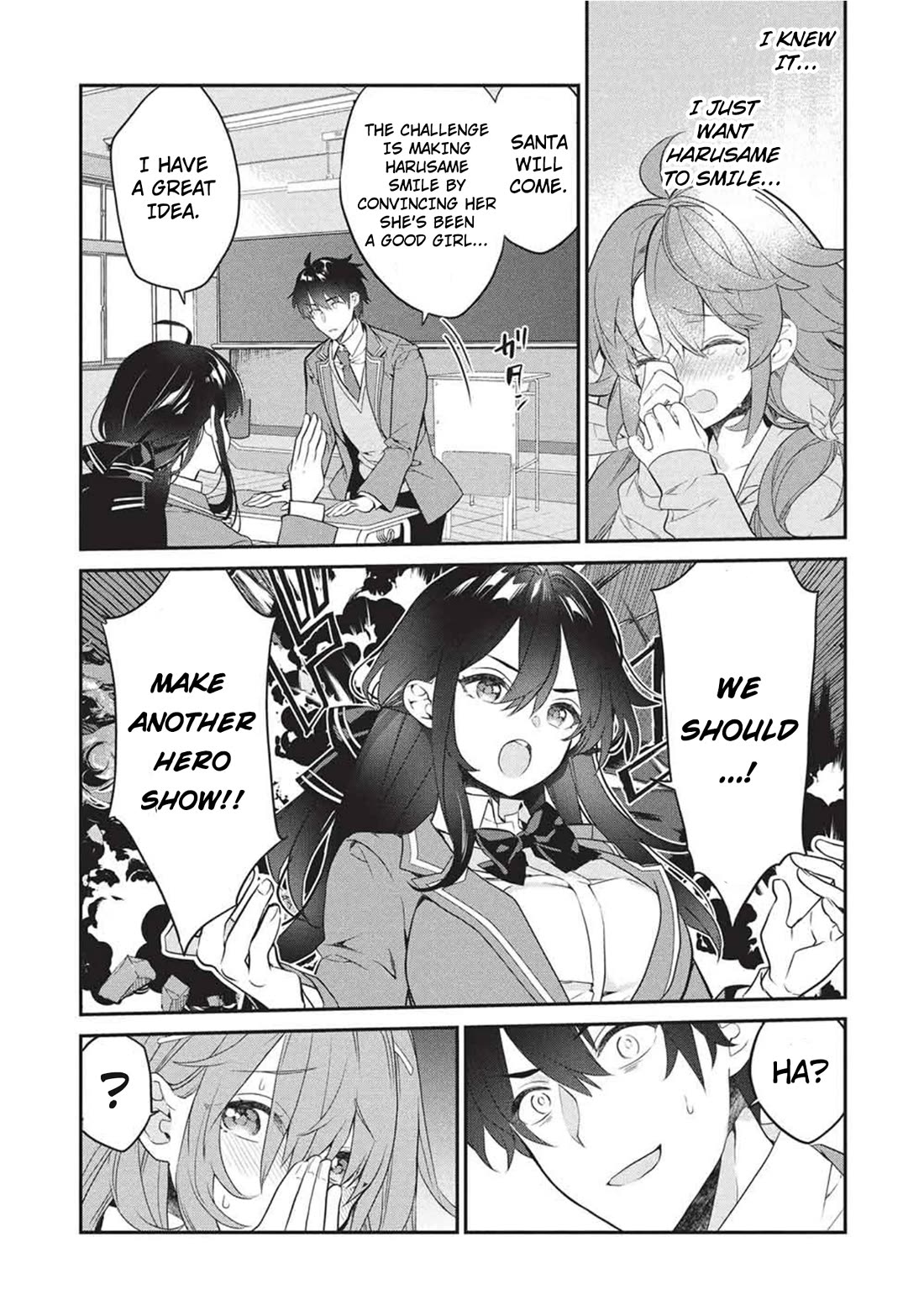 What's under Kamiyama-san's paper bag? Chapter 25 page 5 - Chapter 25: Mutual Annihilation - Good and Evil, Companions and Strength