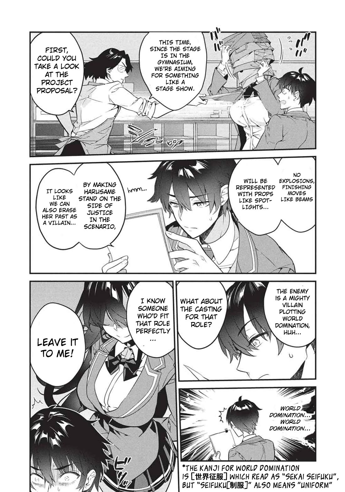 What's under Kamiyama-san's paper bag? Chapter 25 page 7 - Chapter 25: Mutual Annihilation - Good and Evil, Companions and Strength