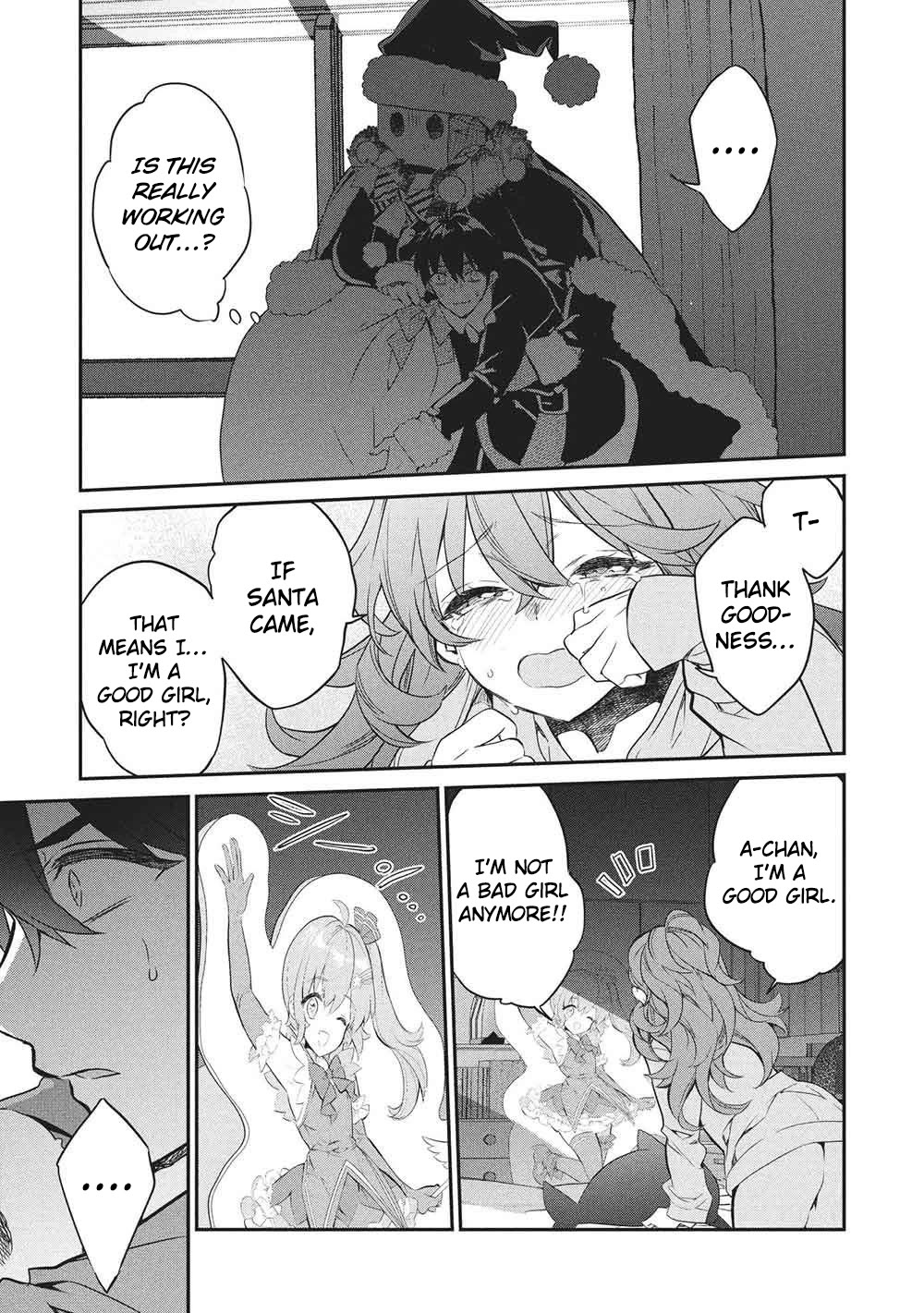 What's under Kamiyama-san's paper bag? Chapter 26 page 16 - Chapter 26: Eternal and Imperishable - Santa Knows Everything [END]