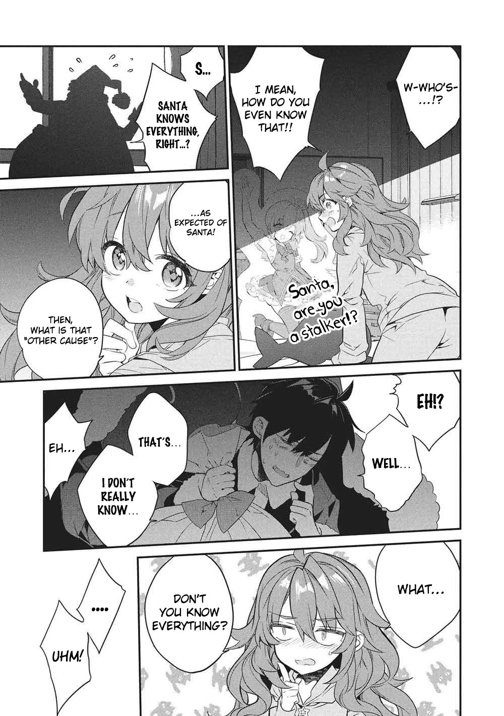 What's under Kamiyama-san's paper bag? Chapter 26 page 18 - Chapter 26: Eternal and Imperishable - Santa Knows Everything [END]