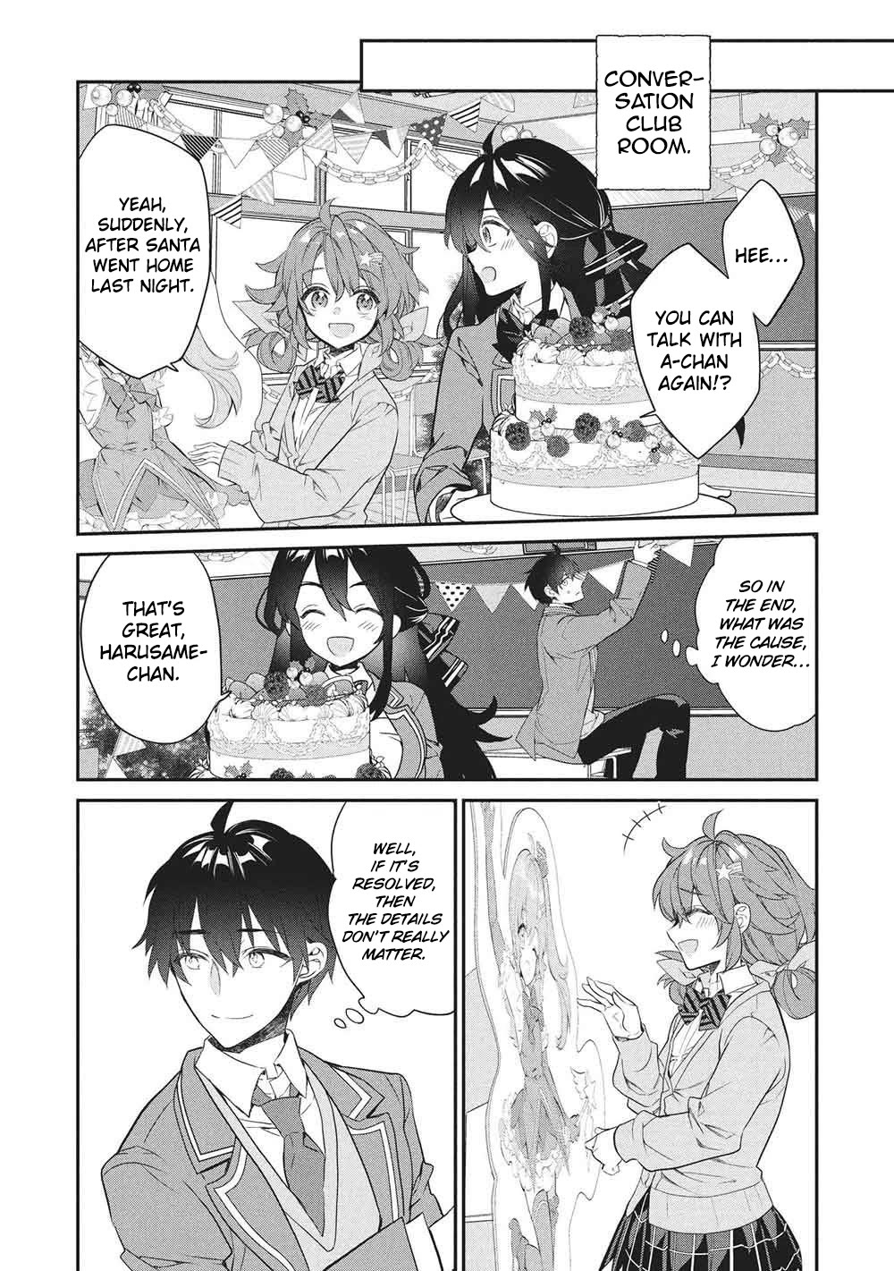 What's under Kamiyama-san's paper bag? Chapter 26 page 36 - Chapter 26: Eternal and Imperishable - Santa Knows Everything [END]