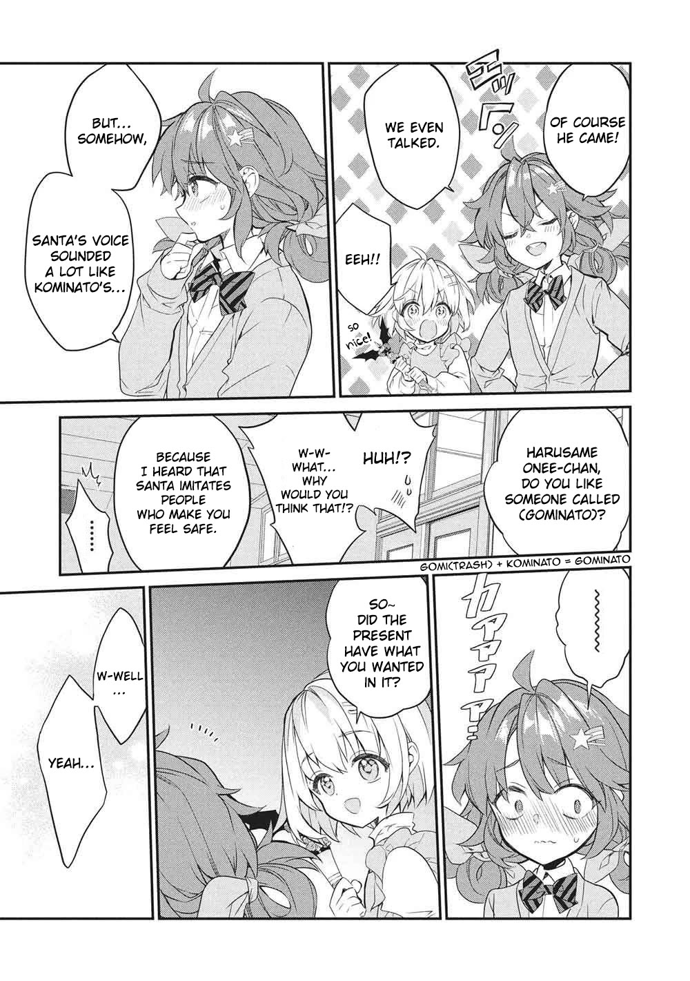 What's under Kamiyama-san's paper bag? Chapter 26 page 41 - Chapter 26: Eternal and Imperishable - Santa Knows Everything [END]