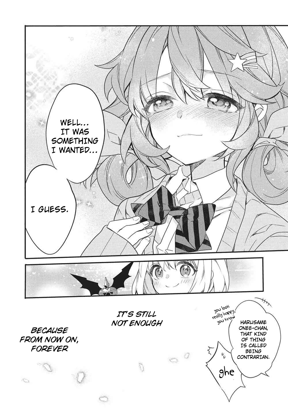 What's under Kamiyama-san's paper bag? Chapter 26 page 45 - Chapter 26: Eternal and Imperishable - Santa Knows Everything [END]