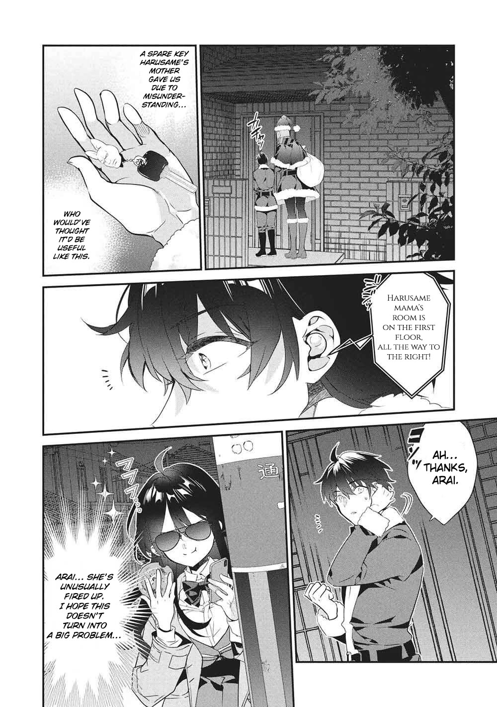 What's under Kamiyama-san's paper bag? Chapter 26 page 5 - Chapter 26: Eternal and Imperishable - Santa Knows Everything [END]