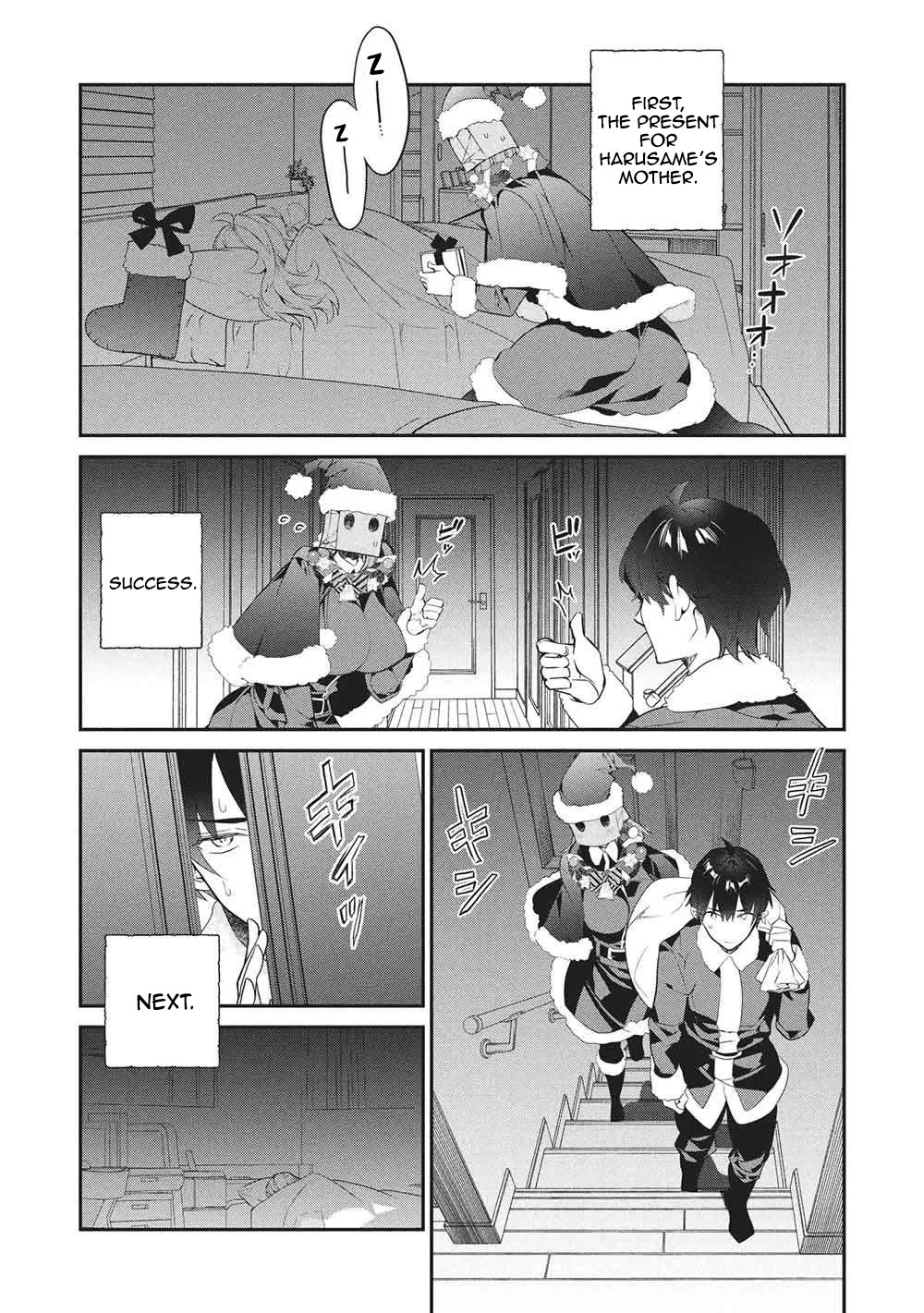 What's under Kamiyama-san's paper bag? Chapter 26 page 6 - Chapter 26: Eternal and Imperishable - Santa Knows Everything [END]