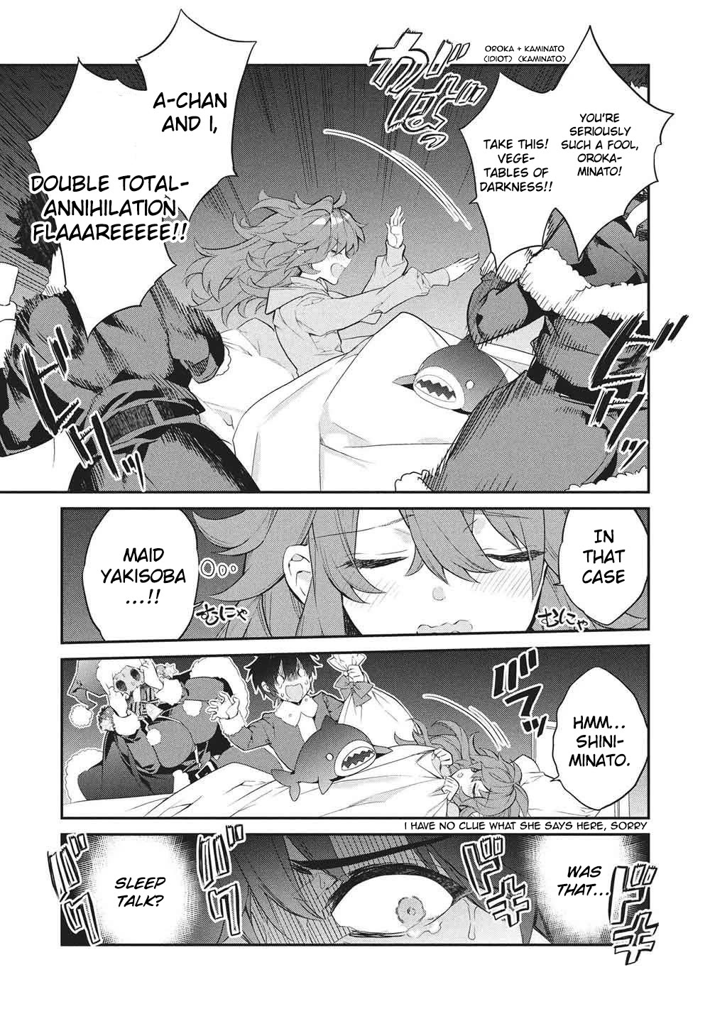 What's under Kamiyama-san's paper bag? Chapter 26 page 8 - Chapter 26: Eternal and Imperishable - Santa Knows Everything [END]