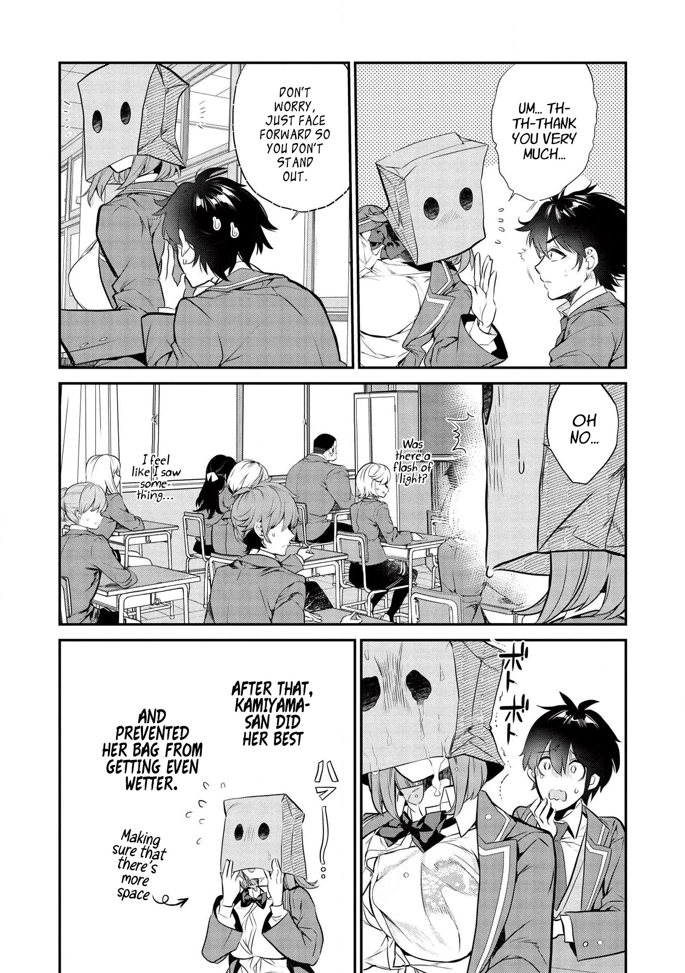 What's under Kamiyama-san's paper bag? Chapter 3 page 11 - Chapter 3: When Dreams Come True