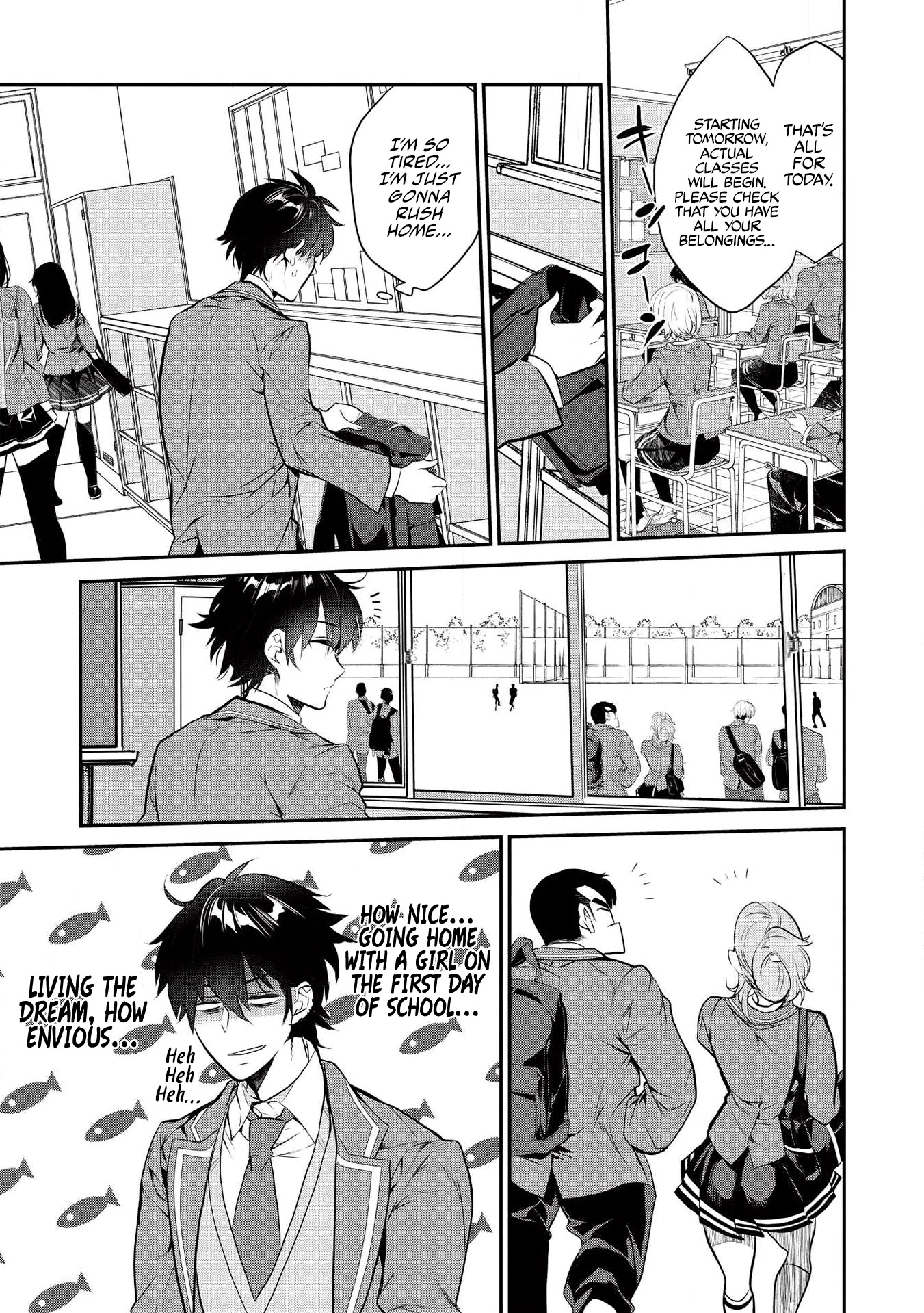 What's under Kamiyama-san's paper bag? Chapter 3 page 12 - Chapter 3: When Dreams Come True