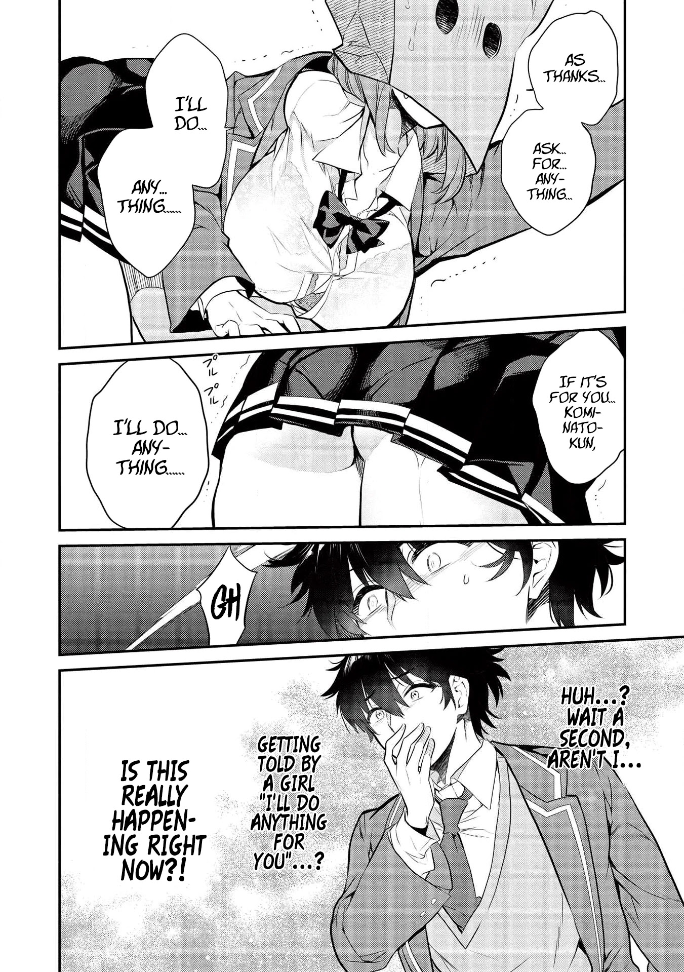 What's under Kamiyama-san's paper bag? Chapter 3 page 15 - Chapter 3: When Dreams Come True
