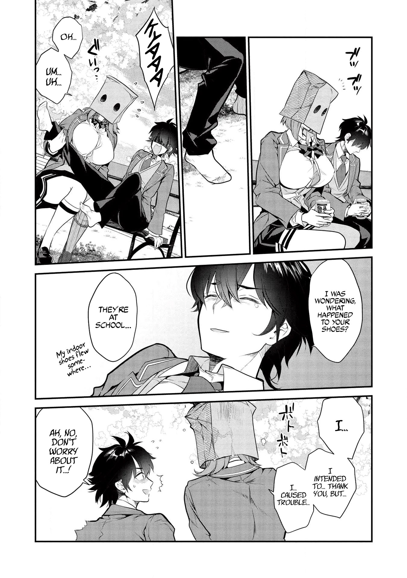 What's under Kamiyama-san's paper bag? Chapter 3 page 21 - Chapter 3: When Dreams Come True