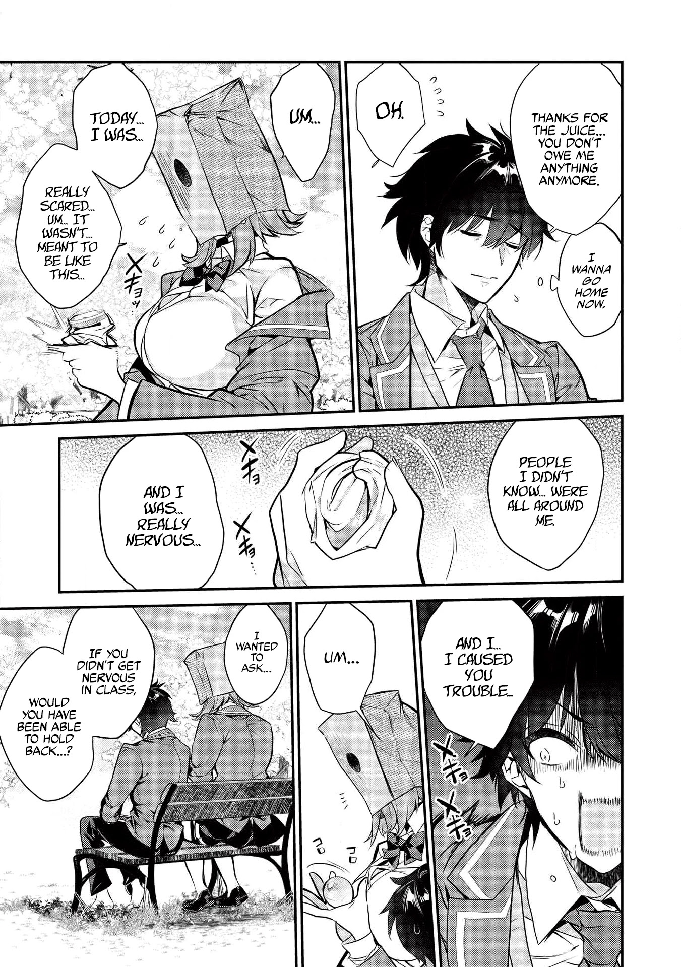 What's under Kamiyama-san's paper bag? Chapter 3 page 22 - Chapter 3: When Dreams Come True