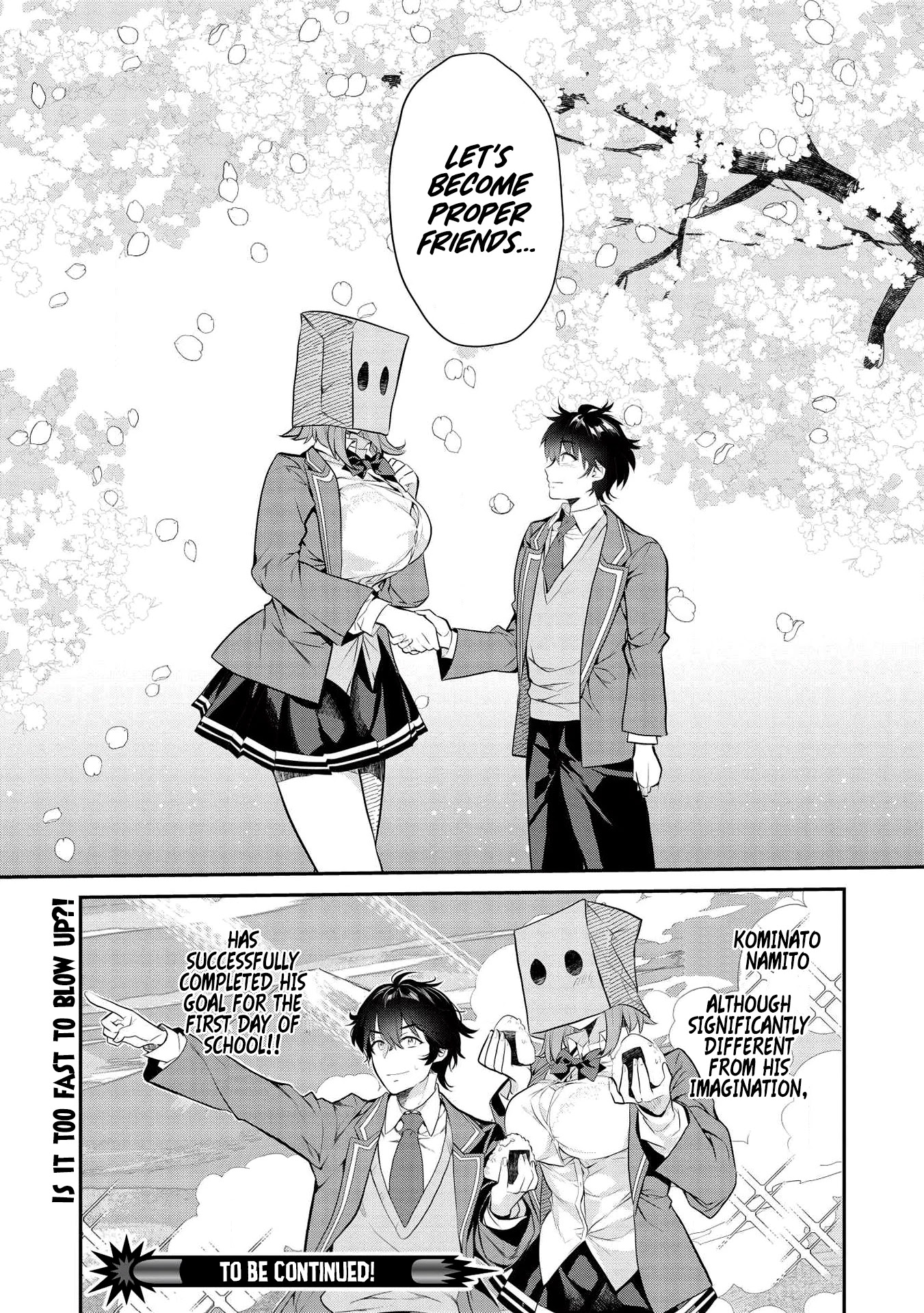 What's under Kamiyama-san's paper bag? Chapter 3 page 27 - Chapter 3: When Dreams Come True
