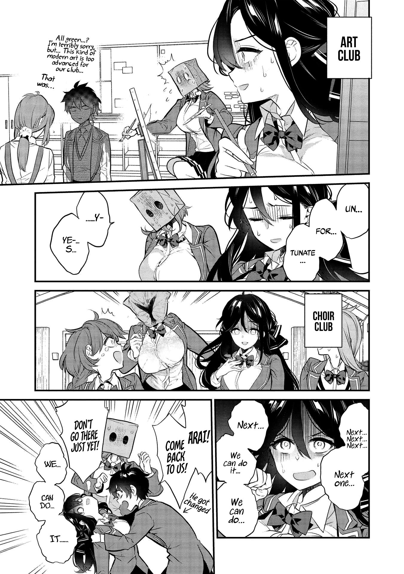 What's under Kamiyama-san's paper bag? Chapter 4 page 14 - Chapter 4: A Battle For A New Beginning