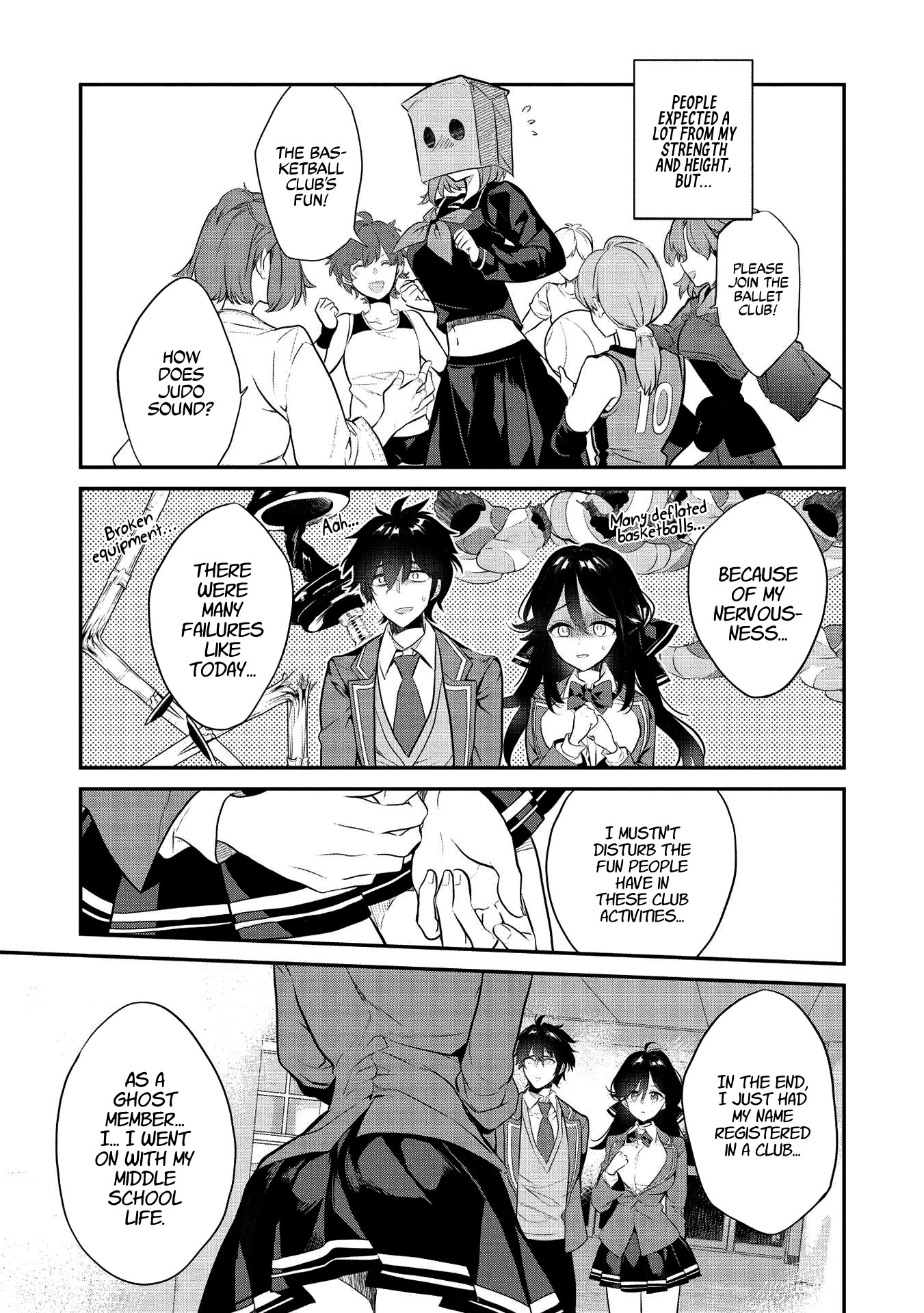 What's under Kamiyama-san's paper bag? Chapter 4 page 16 - Chapter 4: A Battle For A New Beginning