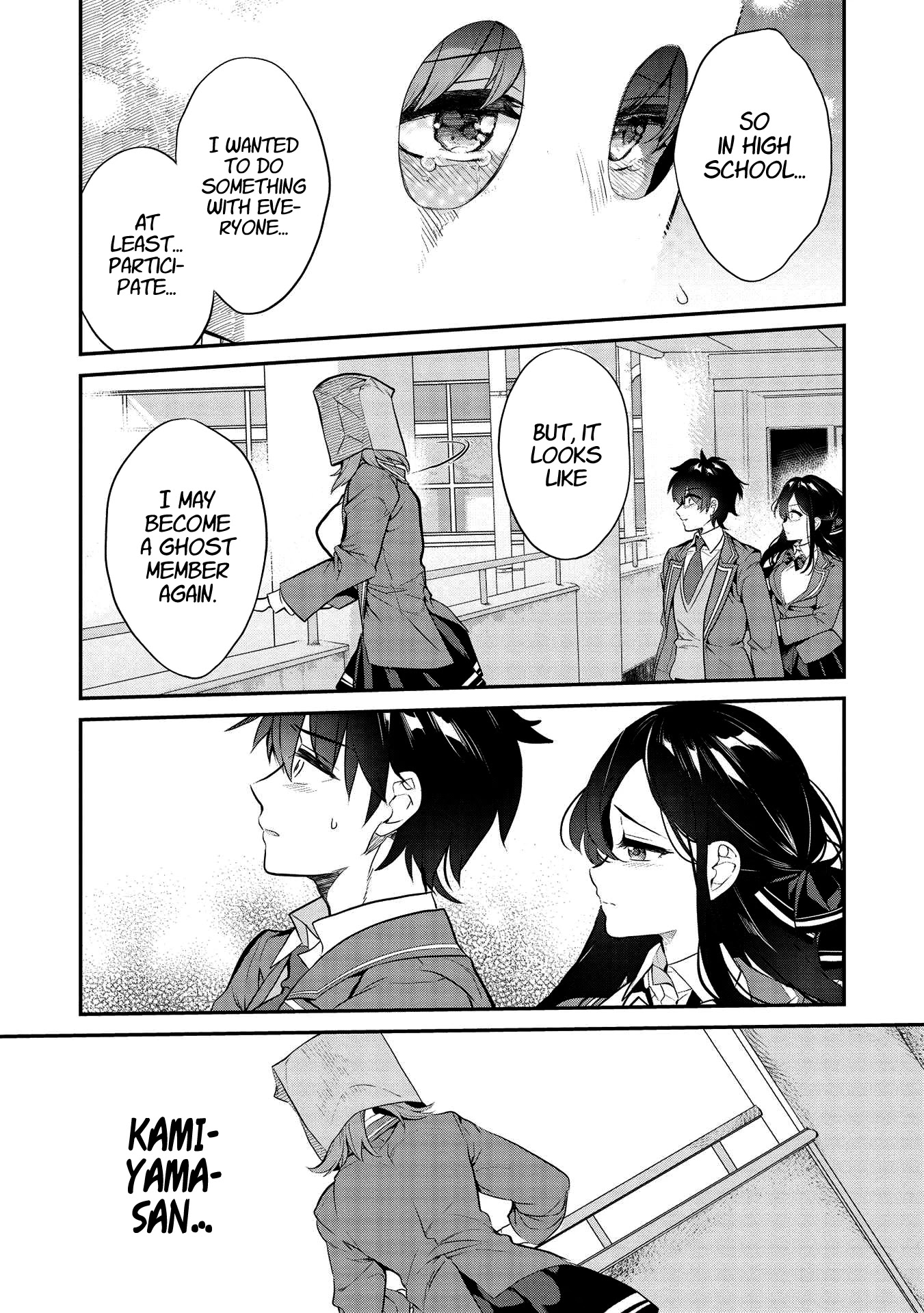 What's under Kamiyama-san's paper bag? Chapter 4 page 17 - Chapter 4: A Battle For A New Beginning