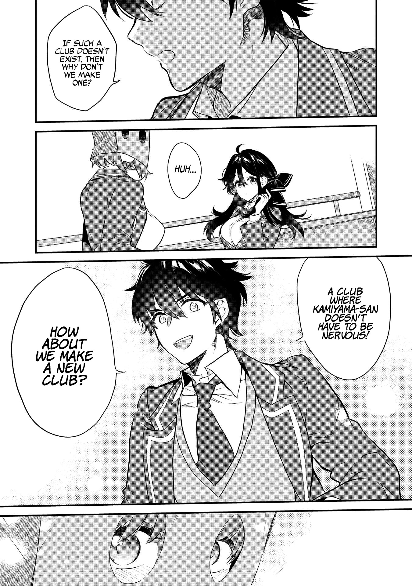 What's under Kamiyama-san's paper bag? Chapter 4 page 20 - Chapter 4: A Battle For A New Beginning