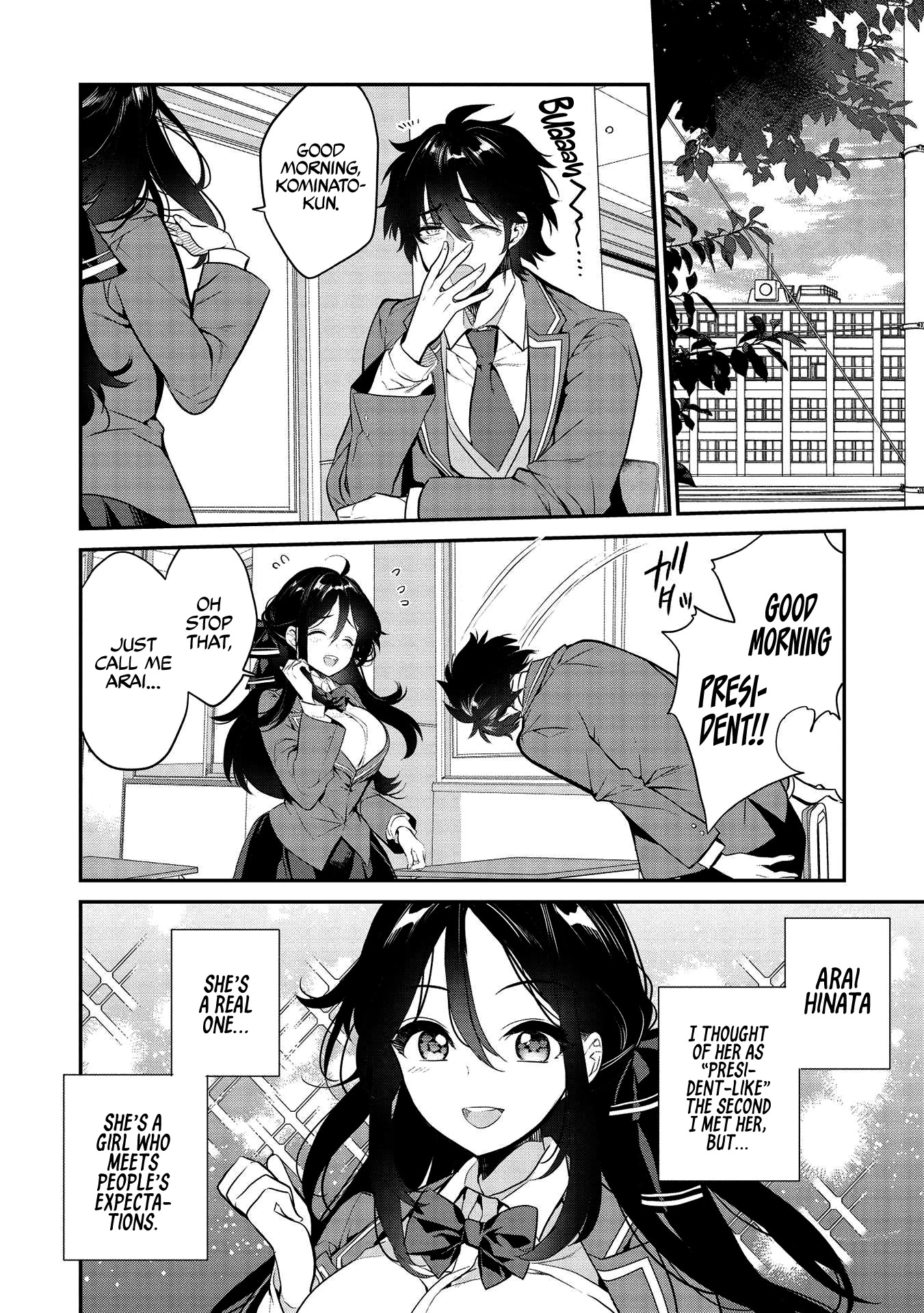 What's under Kamiyama-san's paper bag? Chapter 4 page 3 - Chapter 4: A Battle For A New Beginning