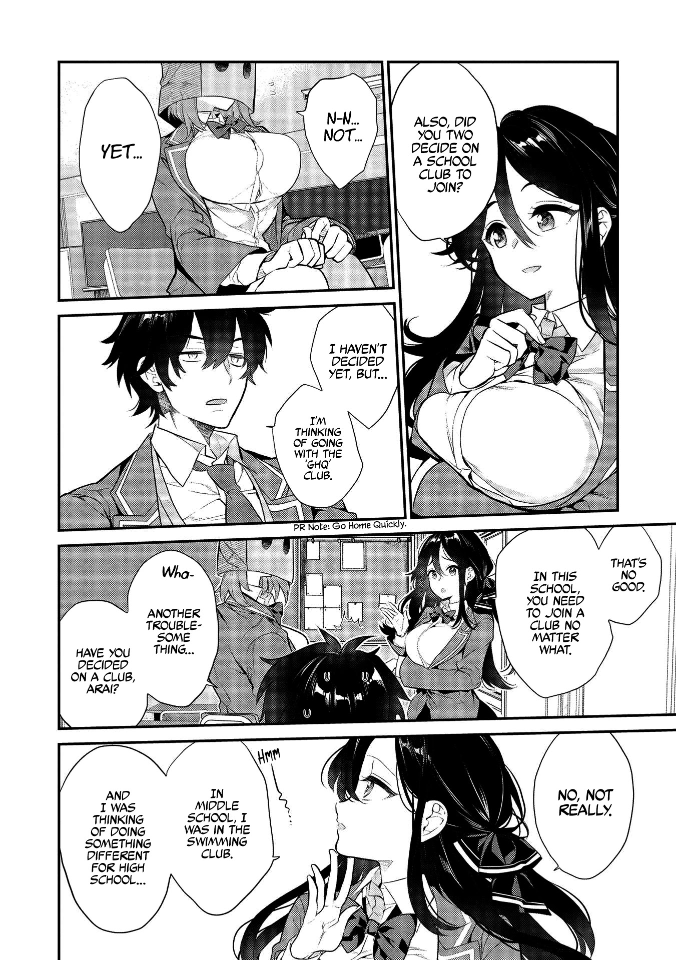 What's under Kamiyama-san's paper bag? Chapter 4 page 7 - Chapter 4: A Battle For A New Beginning