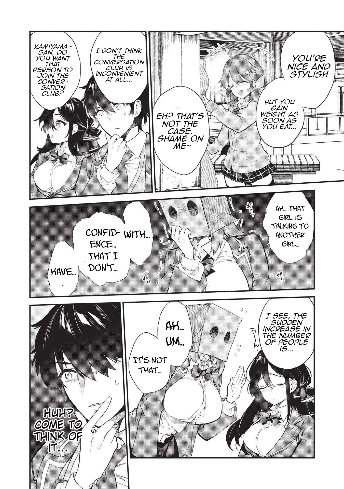 What's under Kamiyama-san's paper bag? Chapter 5 page 11 - Chapter 5: A Friend of Mine is Like a Friend of Yours...
