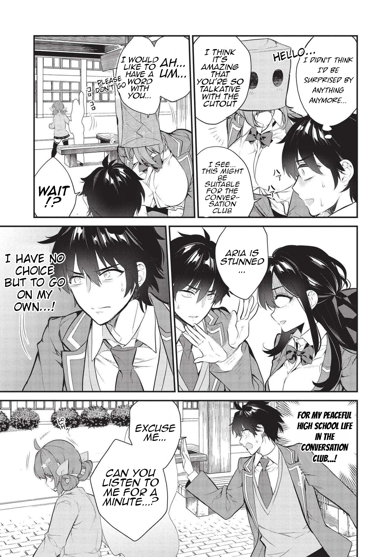 What's under Kamiyama-san's paper bag? Chapter 5 page 14 - Chapter 5: A Friend of Mine is Like a Friend of Yours...