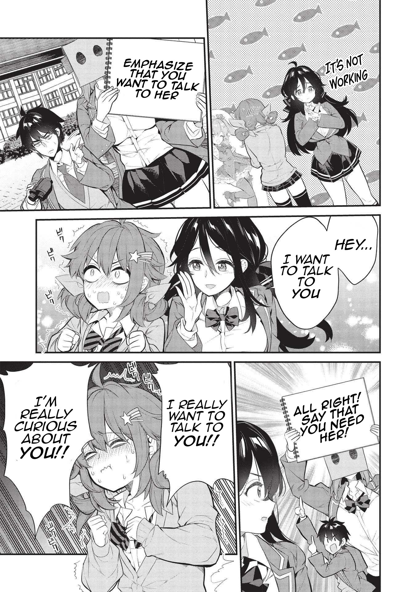 What's under Kamiyama-san's paper bag? Chapter 5 page 20 - Chapter 5: A Friend of Mine is Like a Friend of Yours...