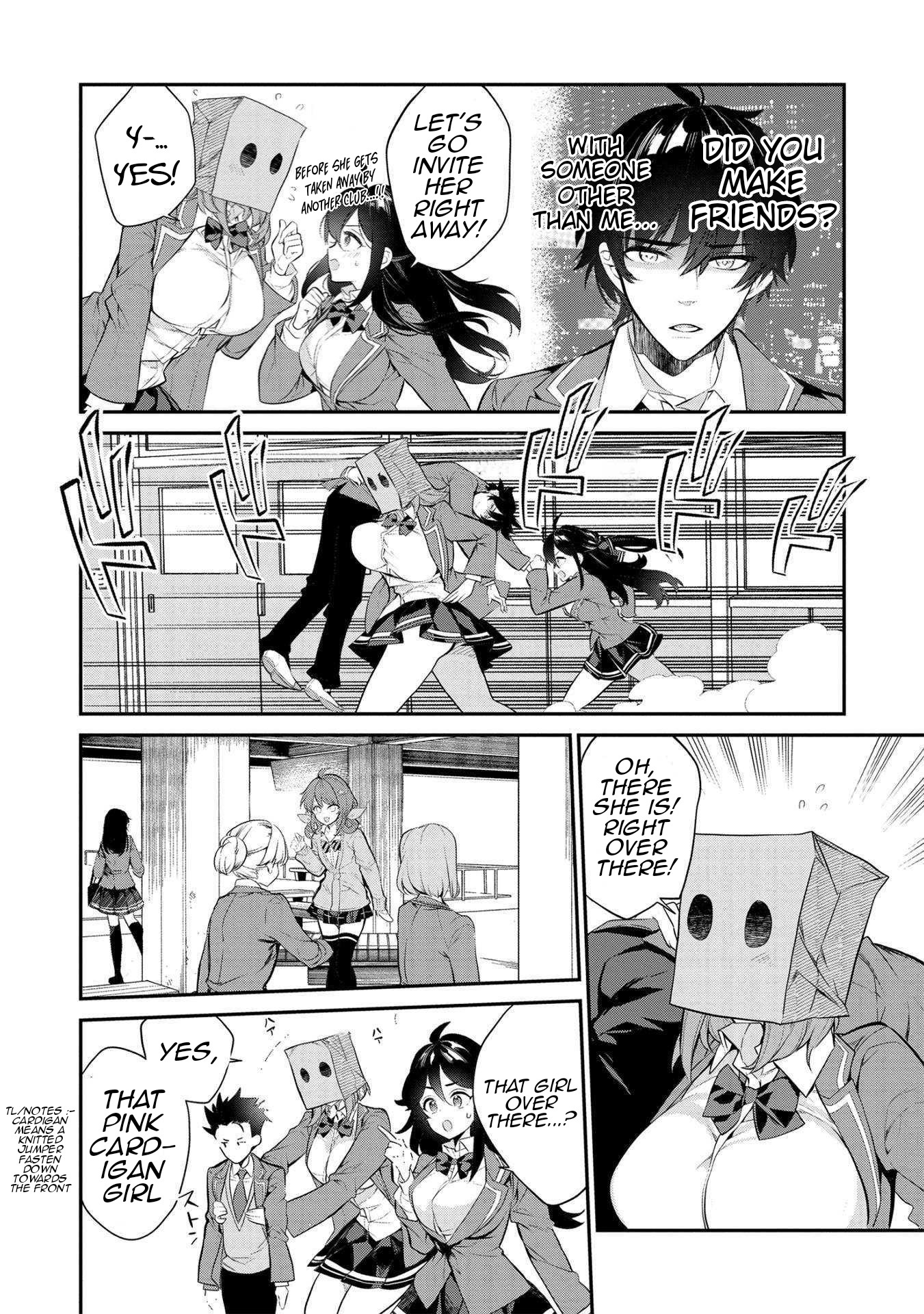 What's under Kamiyama-san's paper bag? Chapter 5 page 9 - Chapter 5: A Friend of Mine is Like a Friend of Yours...