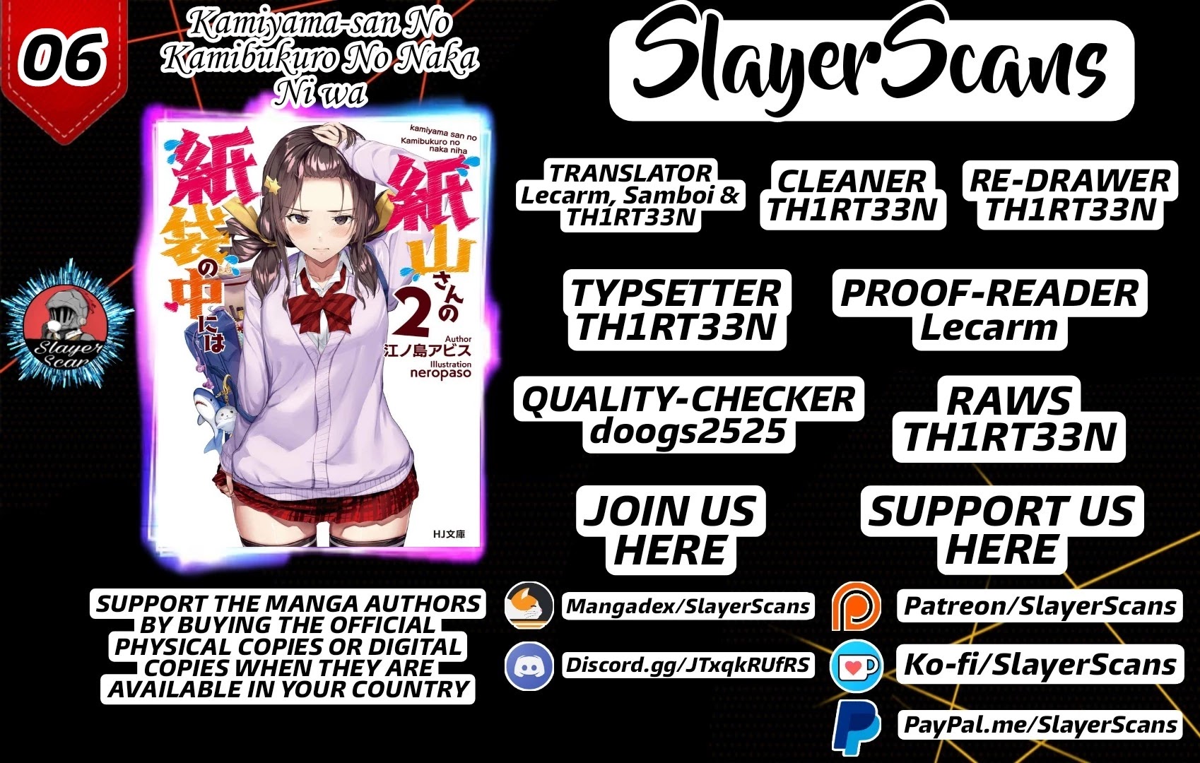 What's under Kamiyama-san's paper bag? Chapter 6 page 1 - Chapter 6: Rivals Finding Themselves in the Same Place, Now Turned into Allies