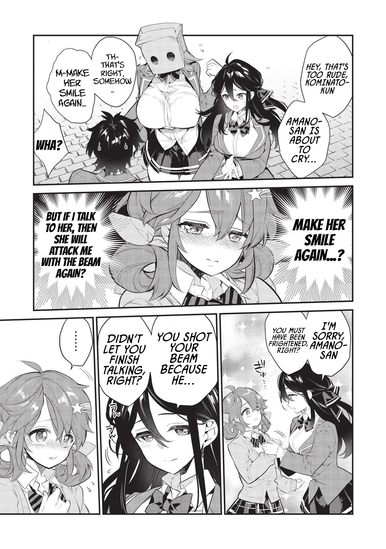 What's under Kamiyama-san's paper bag? Chapter 6 page 8 - Chapter 6: Rivals Finding Themselves in the Same Place, Now Turned into Allies