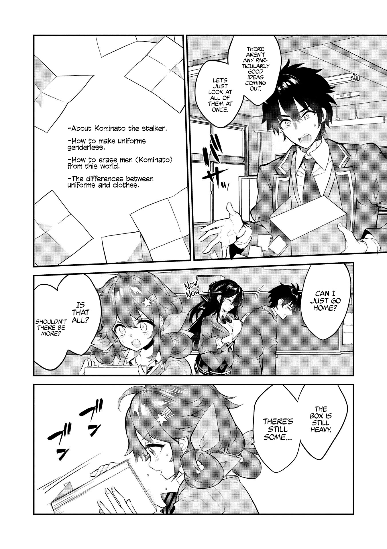 What's under Kamiyama-san's paper bag? Chapter 7 page 11 - Chapter 7: And the First Activity is...