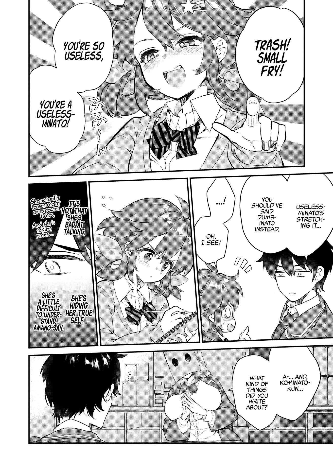 What's under Kamiyama-san's paper bag? Chapter 7 page 13 - Chapter 7: And the First Activity is...
