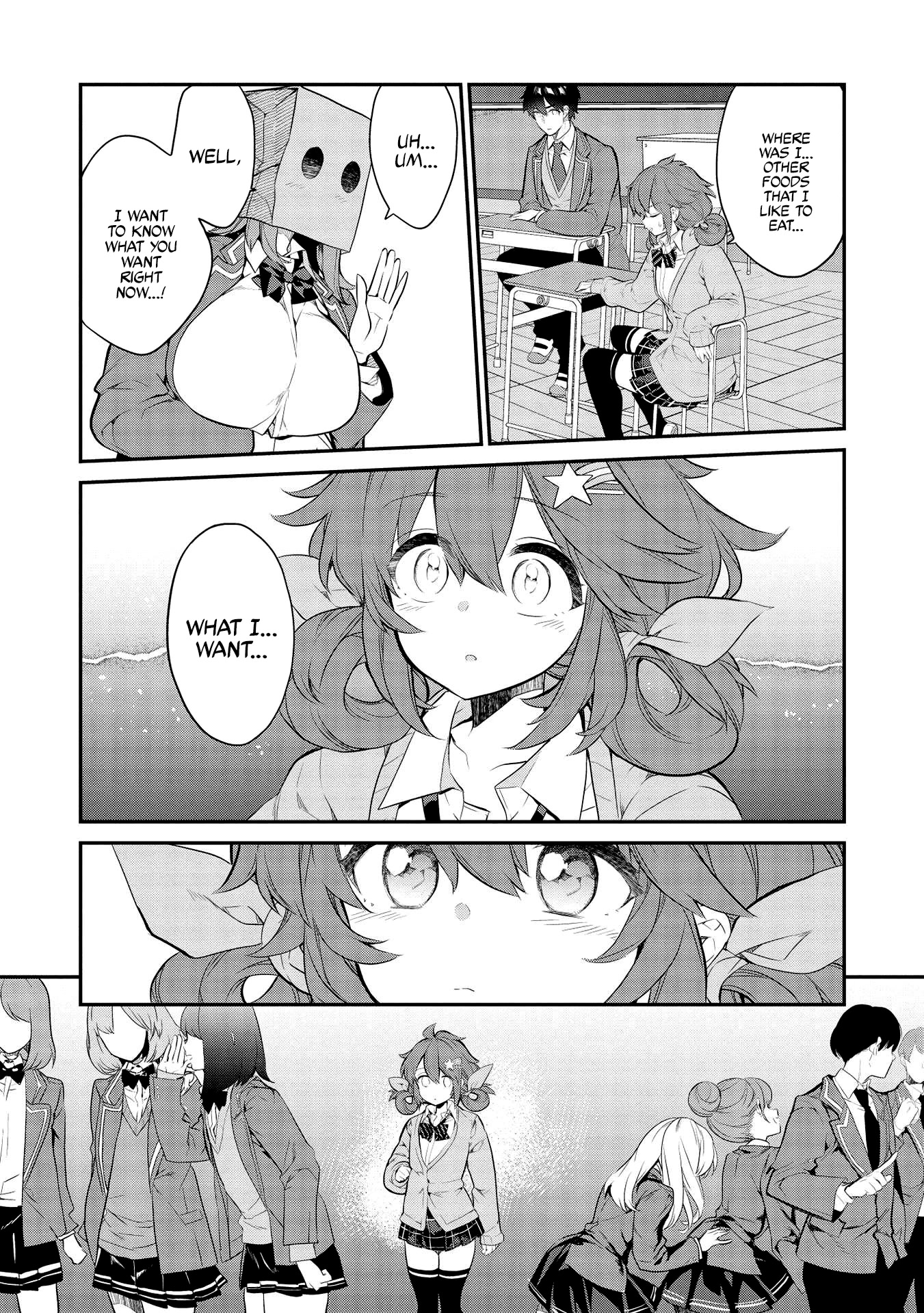 What's under Kamiyama-san's paper bag? Chapter 7 page 17 - Chapter 7: And the First Activity is...