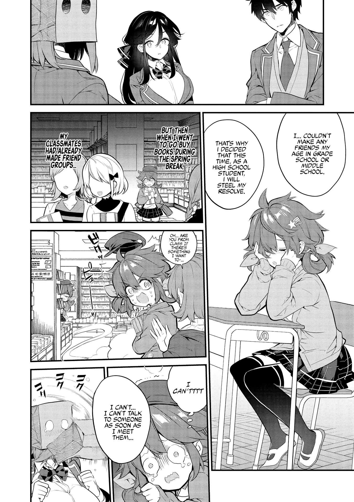 What's under Kamiyama-san's paper bag? Chapter 7 page 19 - Chapter 7: And the First Activity is...