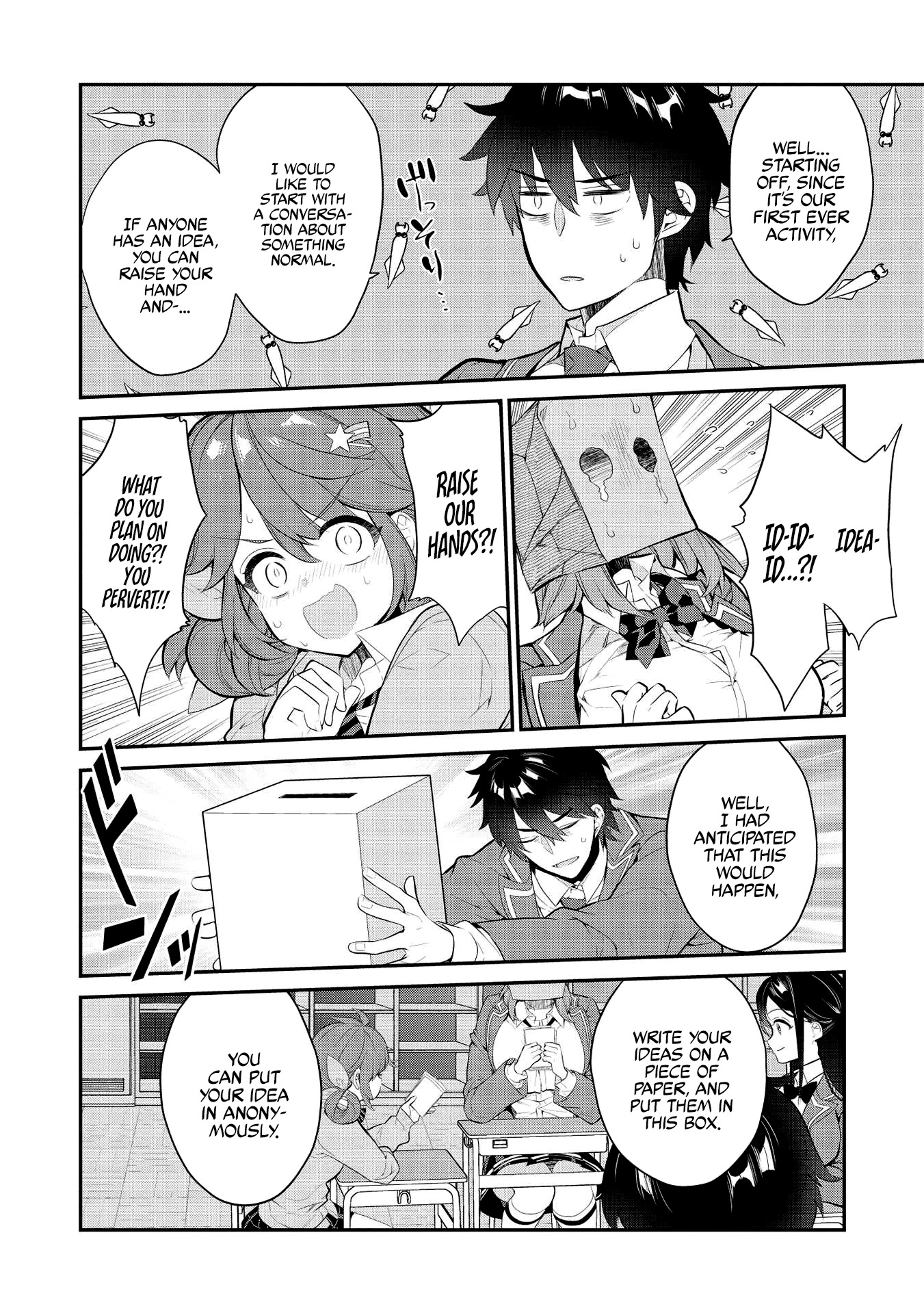 What's under Kamiyama-san's paper bag? Chapter 7 page 7 - Chapter 7: And the First Activity is...