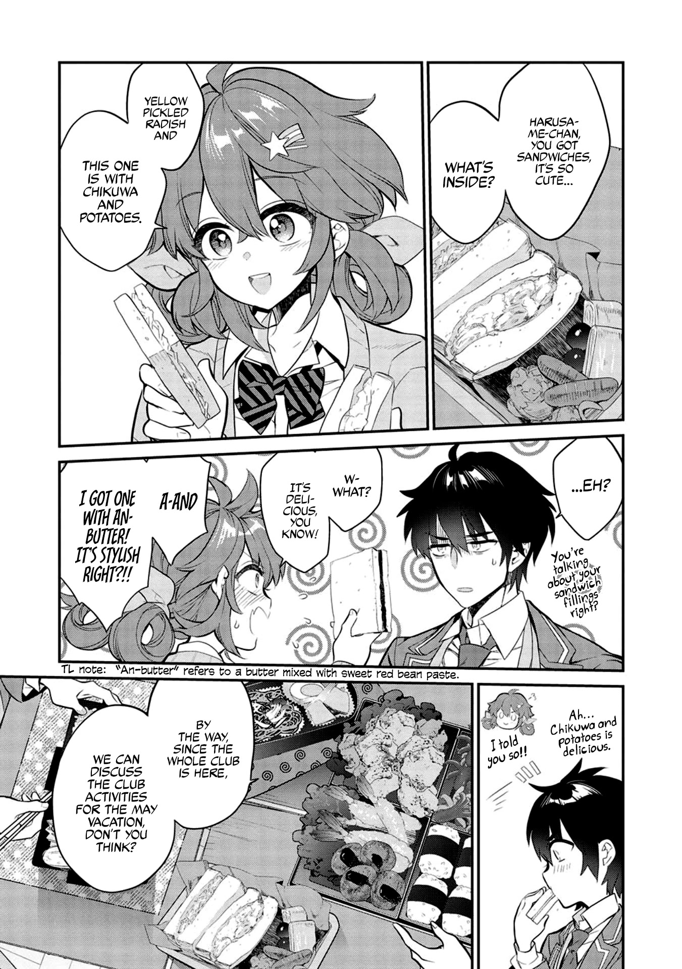What's under Kamiyama-san's paper bag? Chapter 8 page 12 - Chapter 8: People Who Can Stand Against New Difficulties