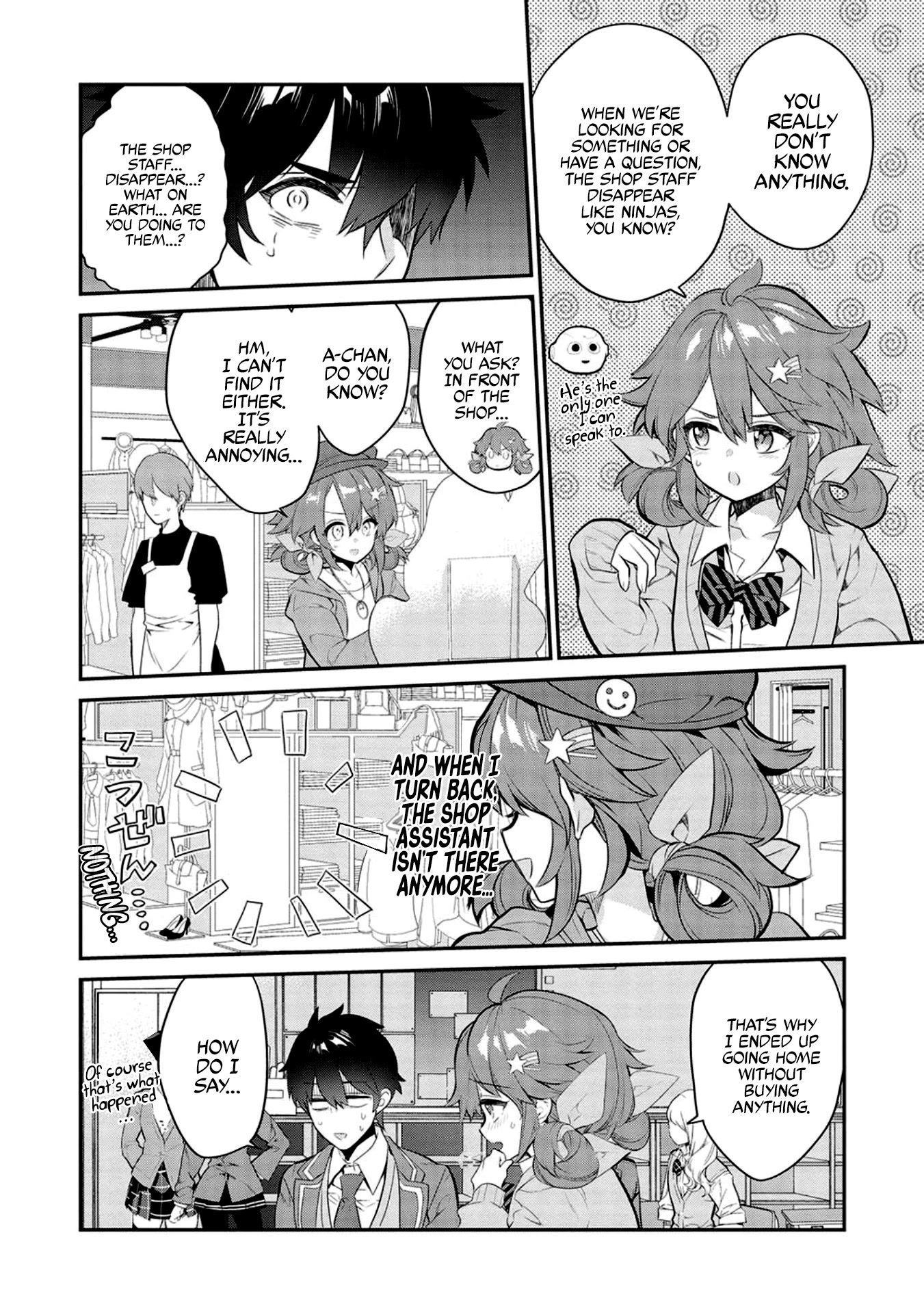 What's under Kamiyama-san's paper bag? Chapter 8 page 15 - Chapter 8: People Who Can Stand Against New Difficulties