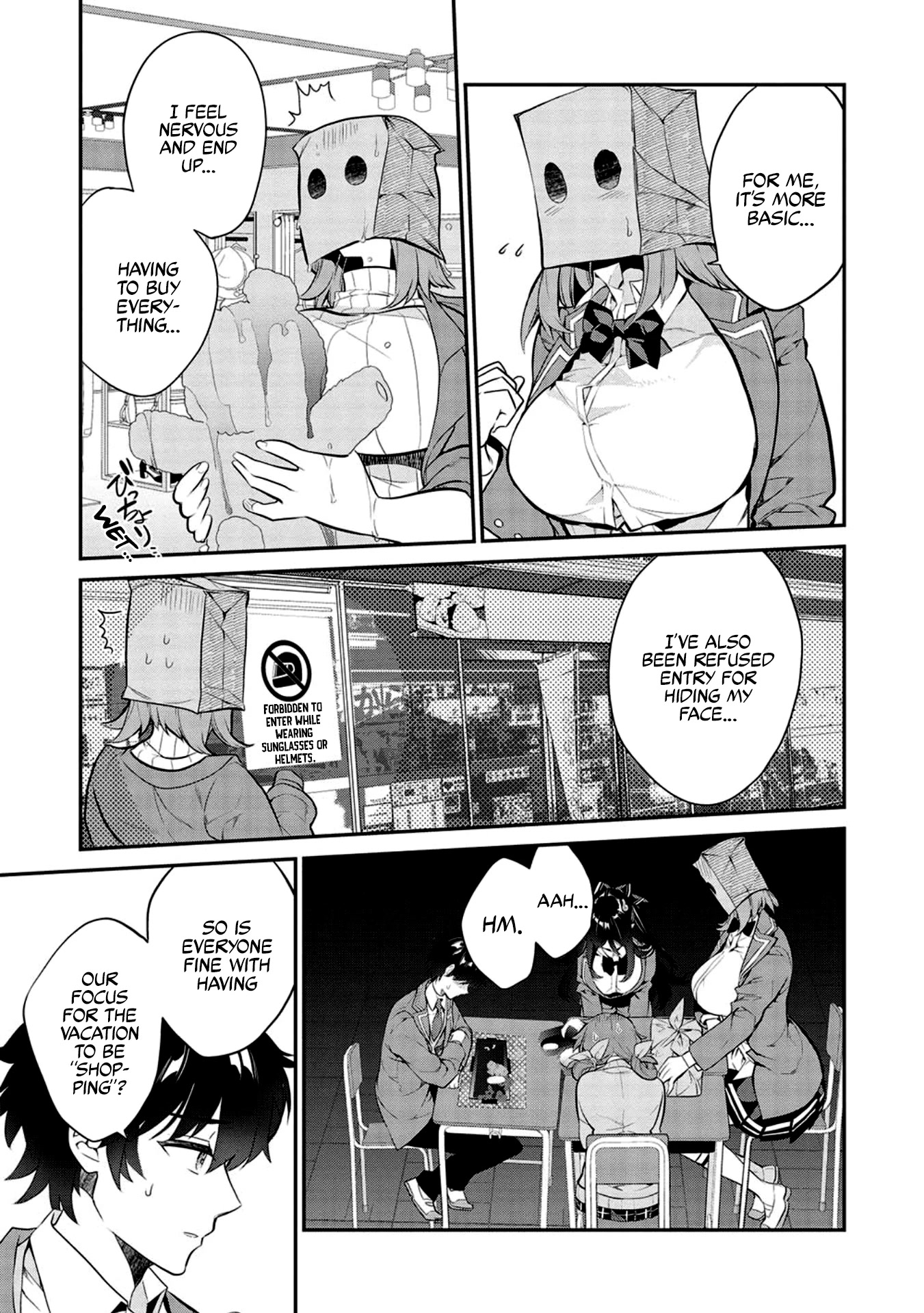 What's under Kamiyama-san's paper bag? Chapter 8 page 16 - Chapter 8: People Who Can Stand Against New Difficulties