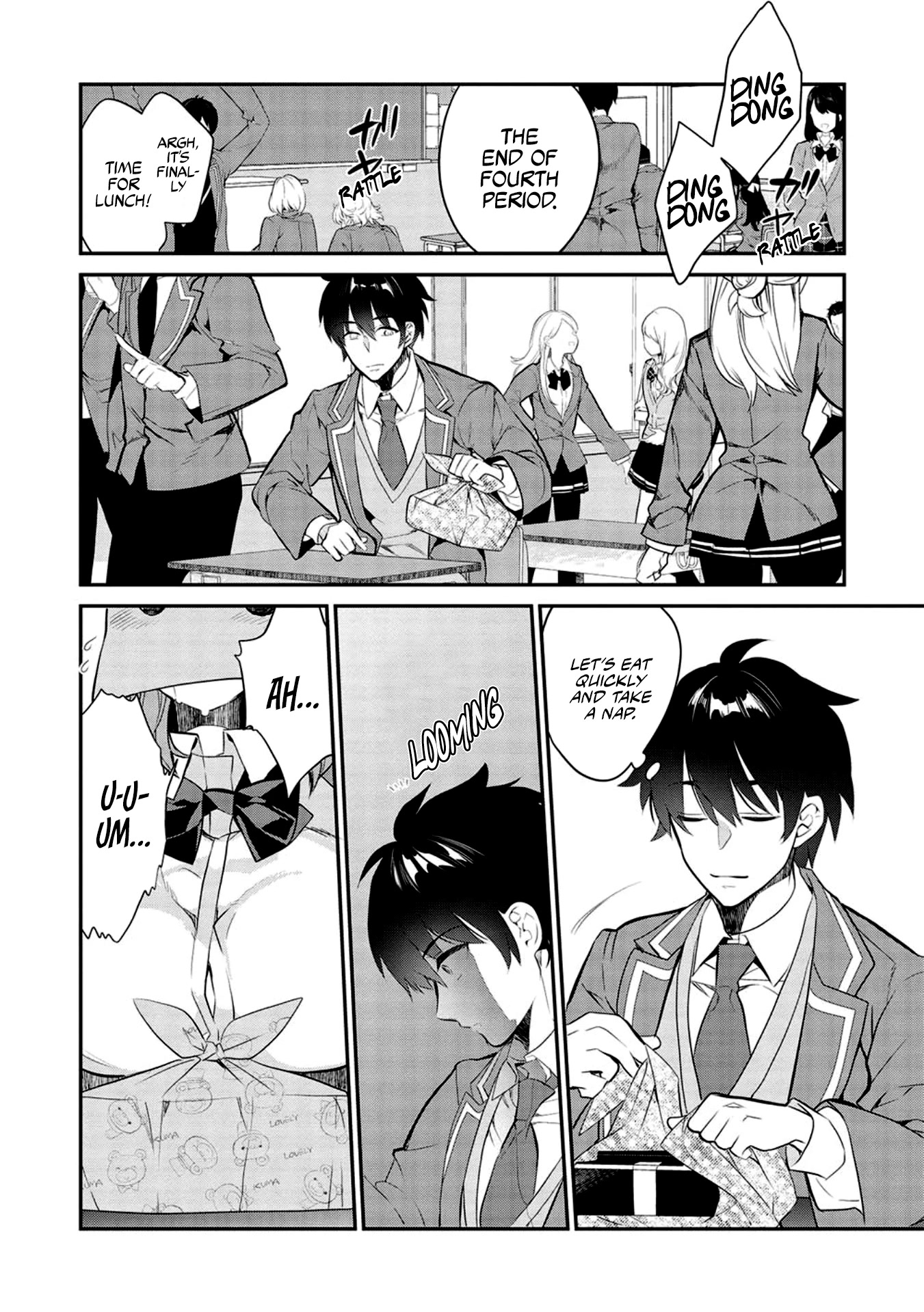 What's under Kamiyama-san's paper bag? Chapter 8 page 3 - Chapter 8: People Who Can Stand Against New Difficulties