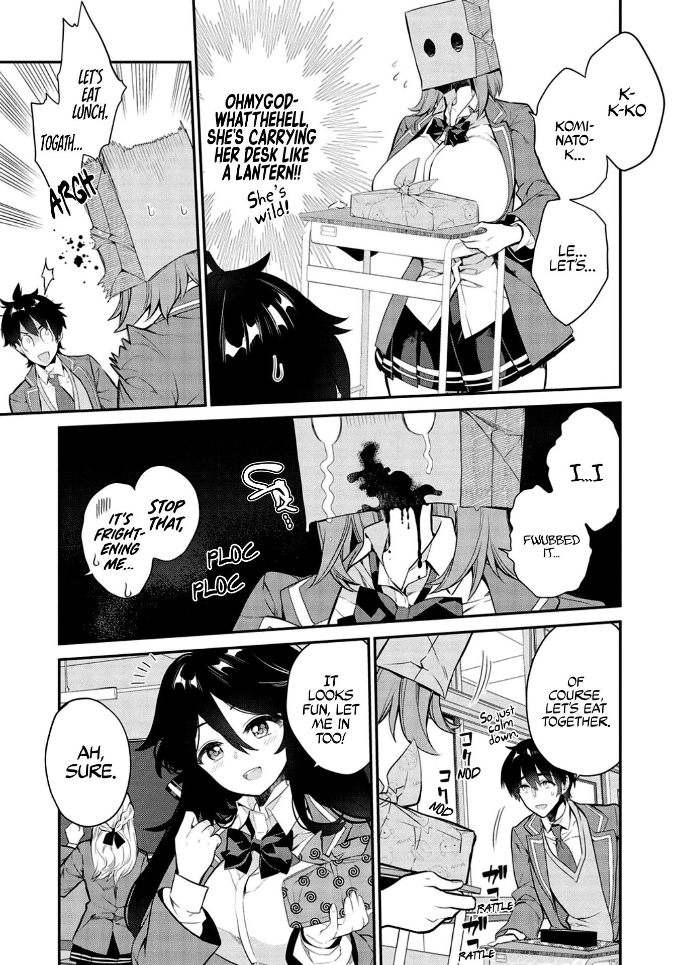 What's under Kamiyama-san's paper bag? Chapter 8 page 4 - Chapter 8: People Who Can Stand Against New Difficulties