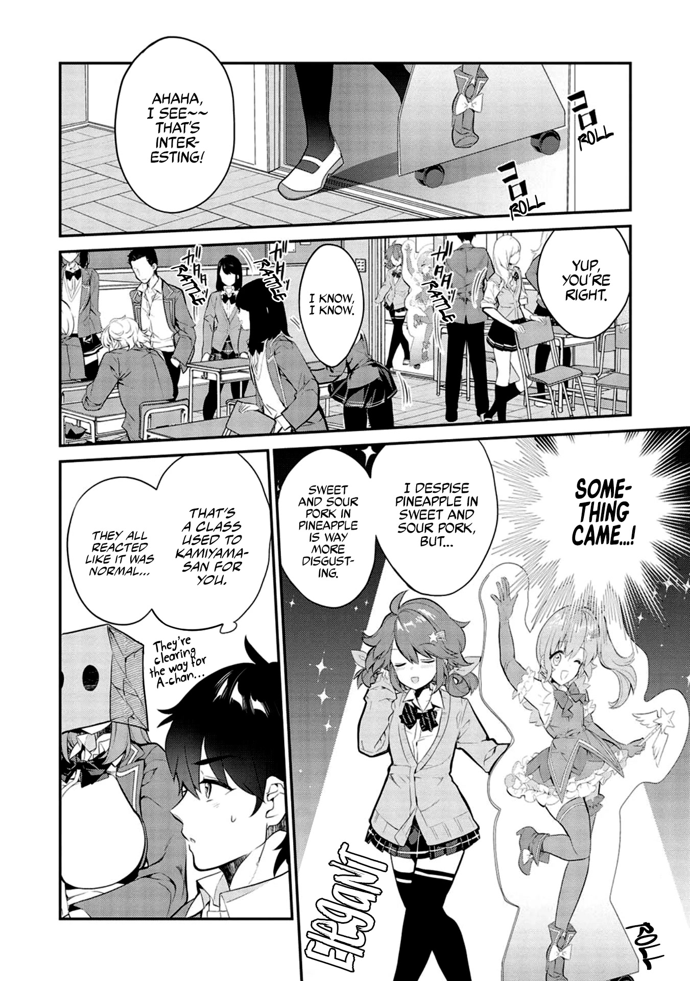 What's under Kamiyama-san's paper bag? Chapter 8 page 7 - Chapter 8: People Who Can Stand Against New Difficulties